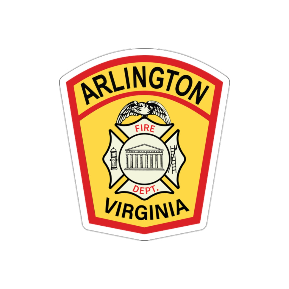 Die-Cut Stickers - Old Arlington Patch