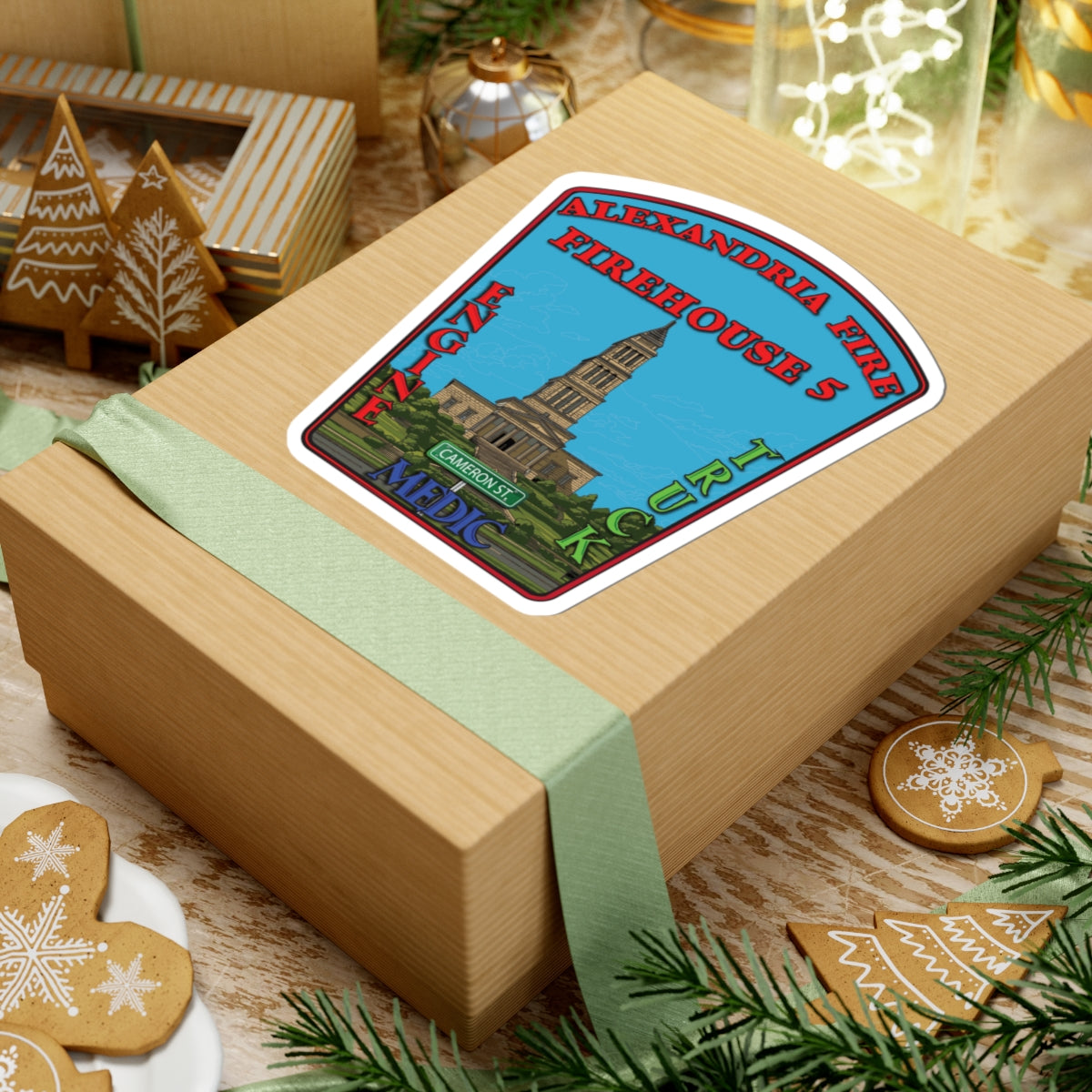 Alexandria Fire Station 5 - Kiss-Cut Stickers