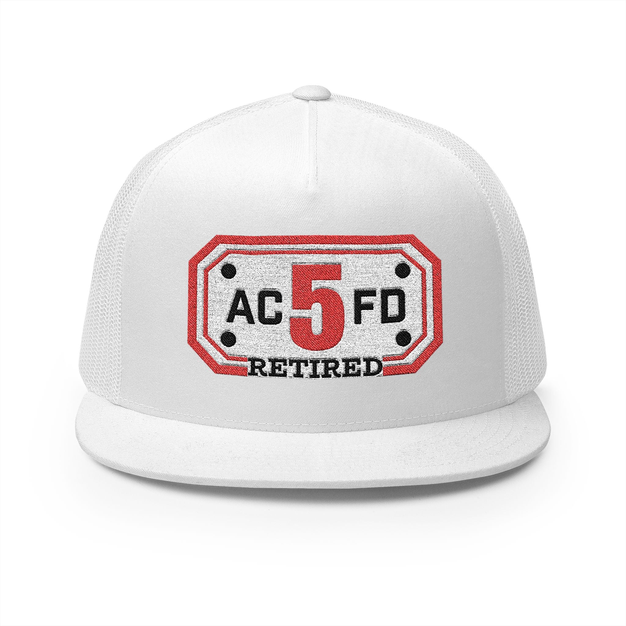 Retired Arlington Engine 5 - 5 Panel Trucker Cap (Embroidery)