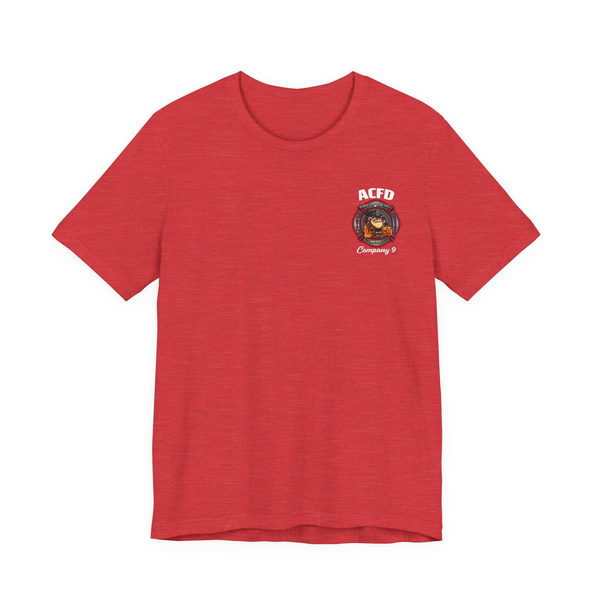 Station 9 Firefighter - Engine - Bella+Canvas Soft Unisex Tee