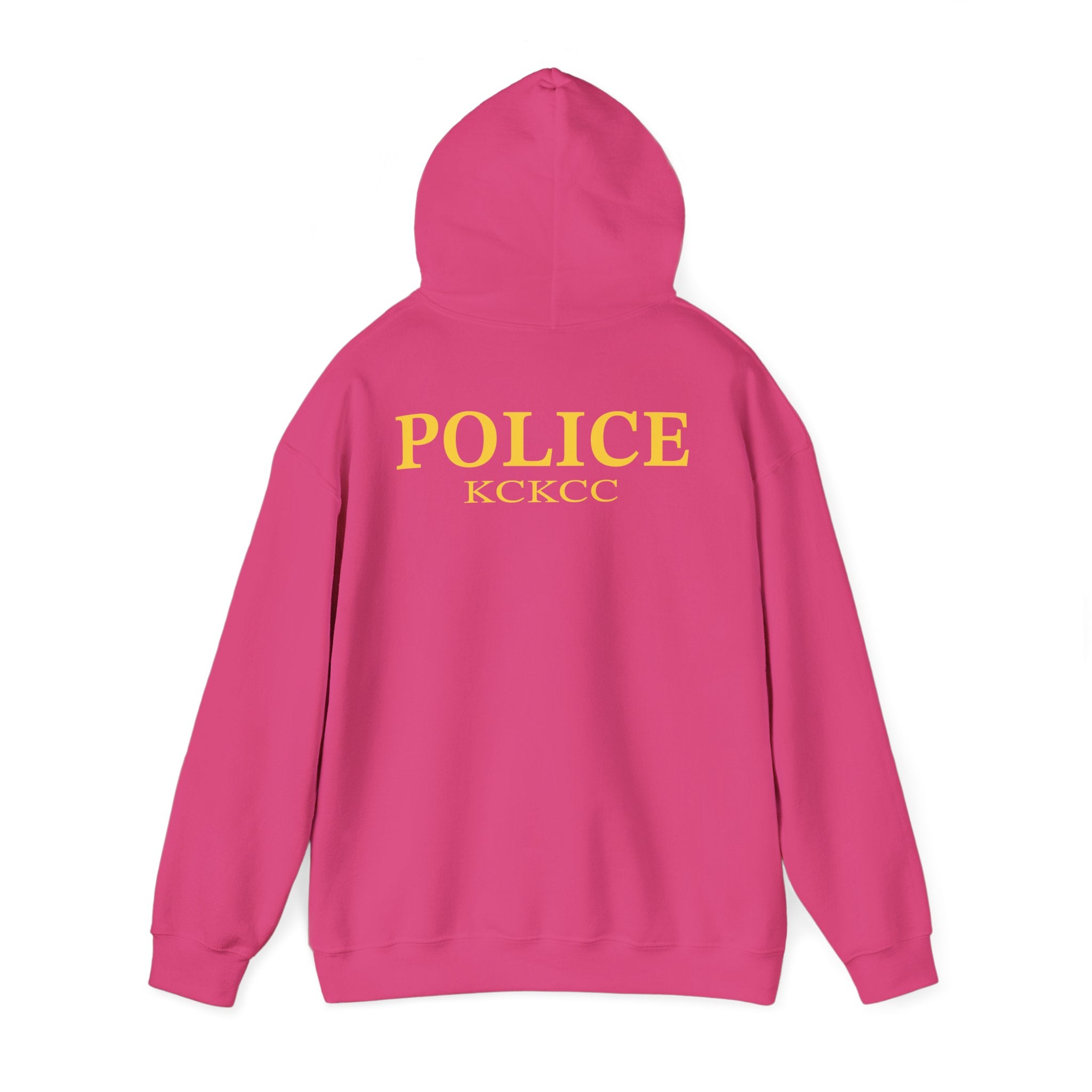 Kansas City College Police Dispatcher Badge - Unisex Heavy Blend™ Hooded Sweatshirt