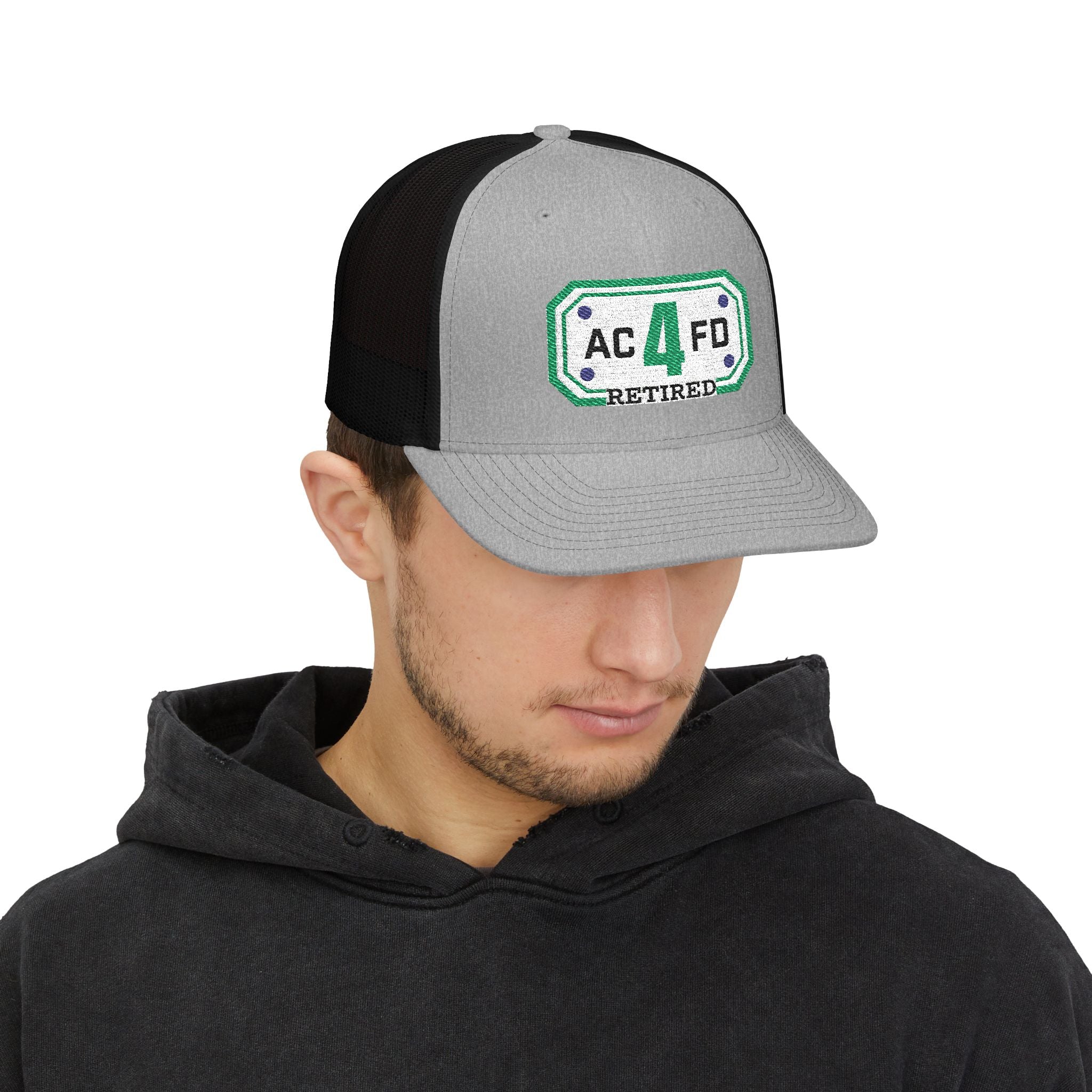 Retired ACFD Tower 4 - Snapback Trucker (Richardson 112 Style Hat)