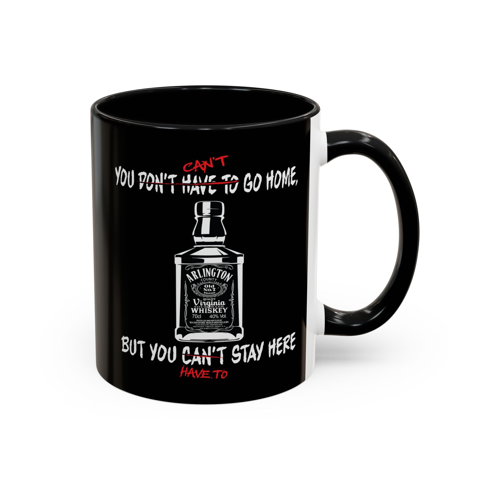 Arlington Whiskey black Coffee Mug (11, 15oz)