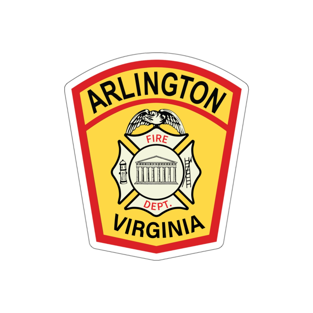 Die-Cut Stickers - Old Arlington Patch