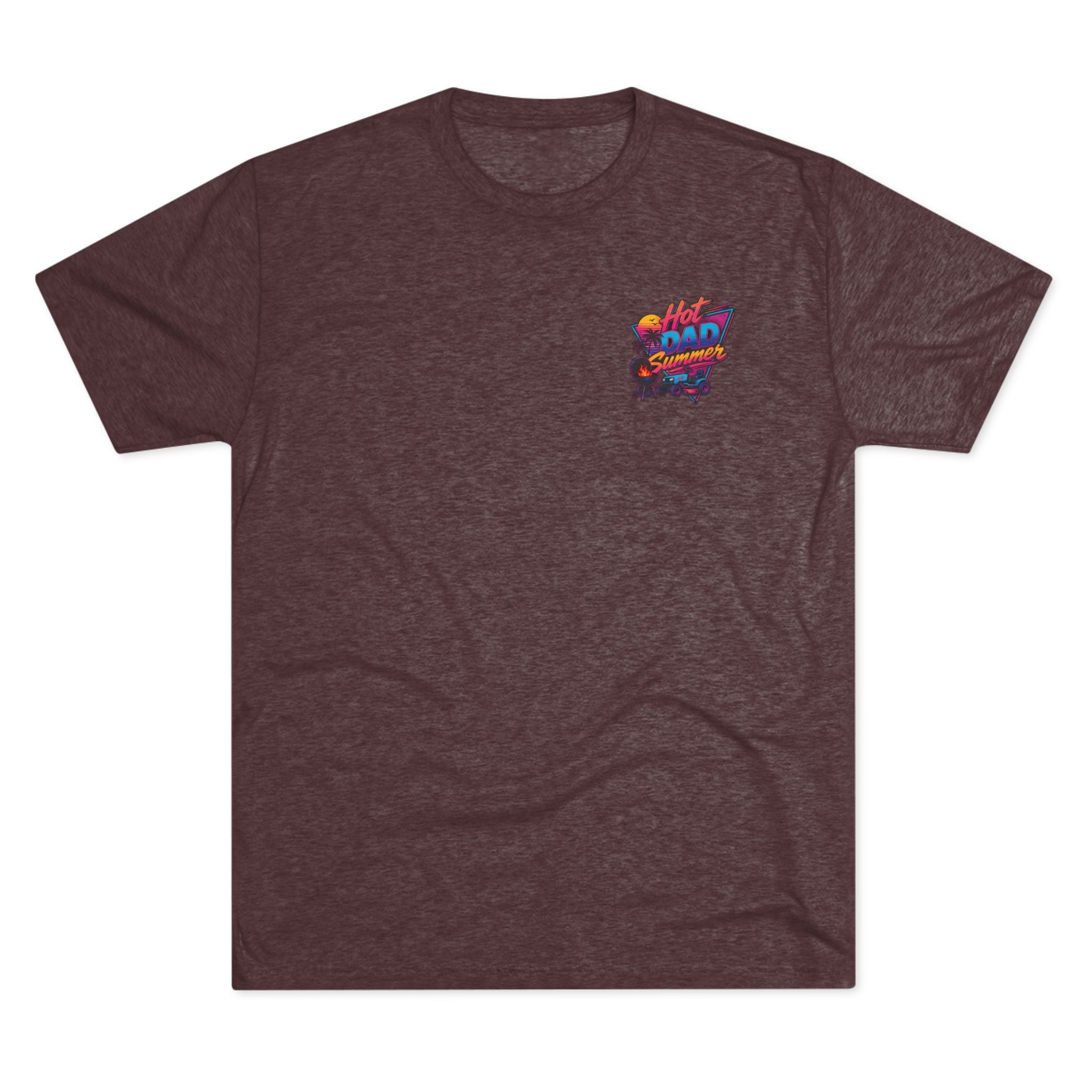 Hot Dad Summer Rock Shirt - NextLevel Tri-Blend Crew Tee