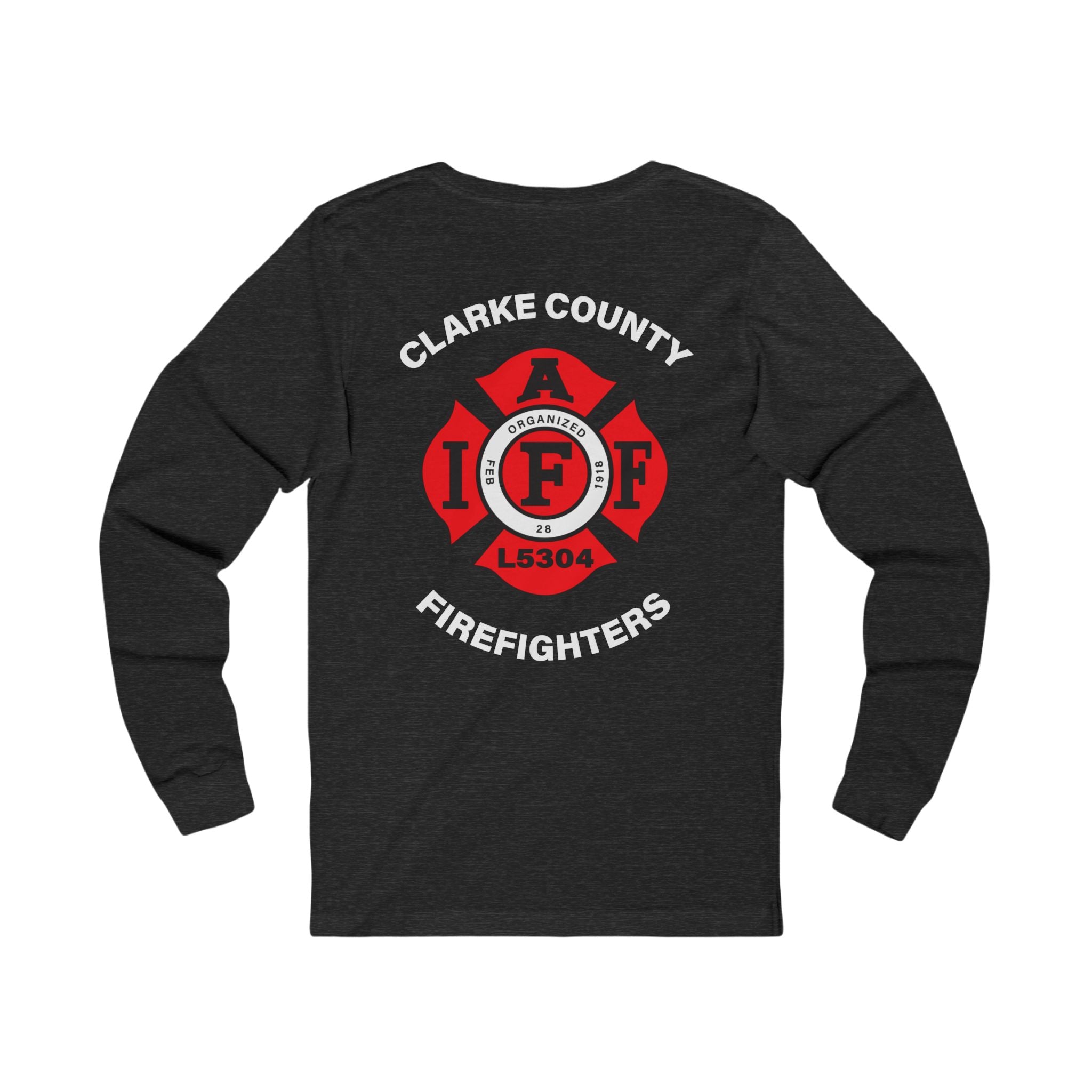 Clarke County Fire Local 5304- Bella-Canvas Soft Jersey Cotton Long Sleeve Tee