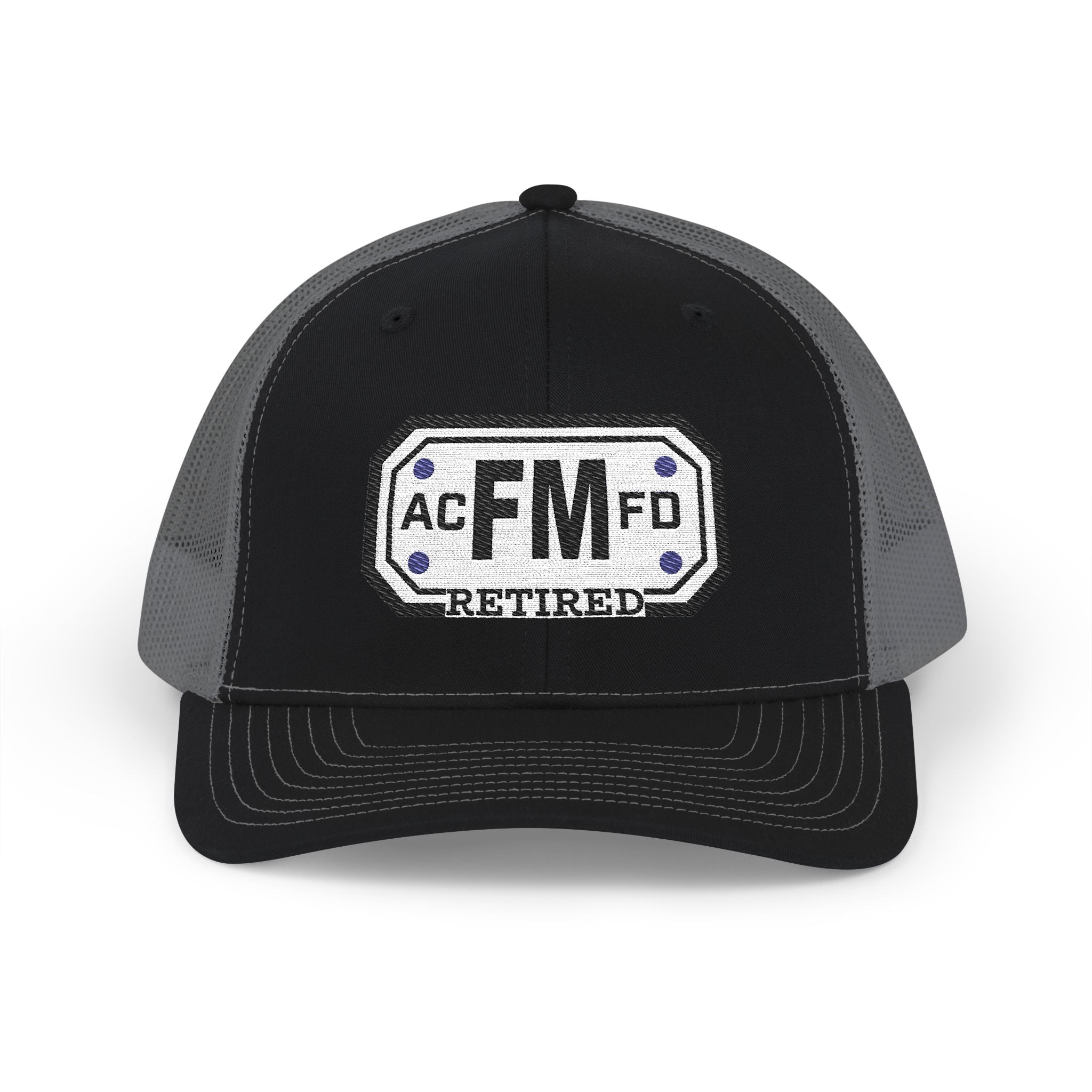 Retired Arlington Fire Marshal - Snapback Trucker (Richardson 112 Style Hat)