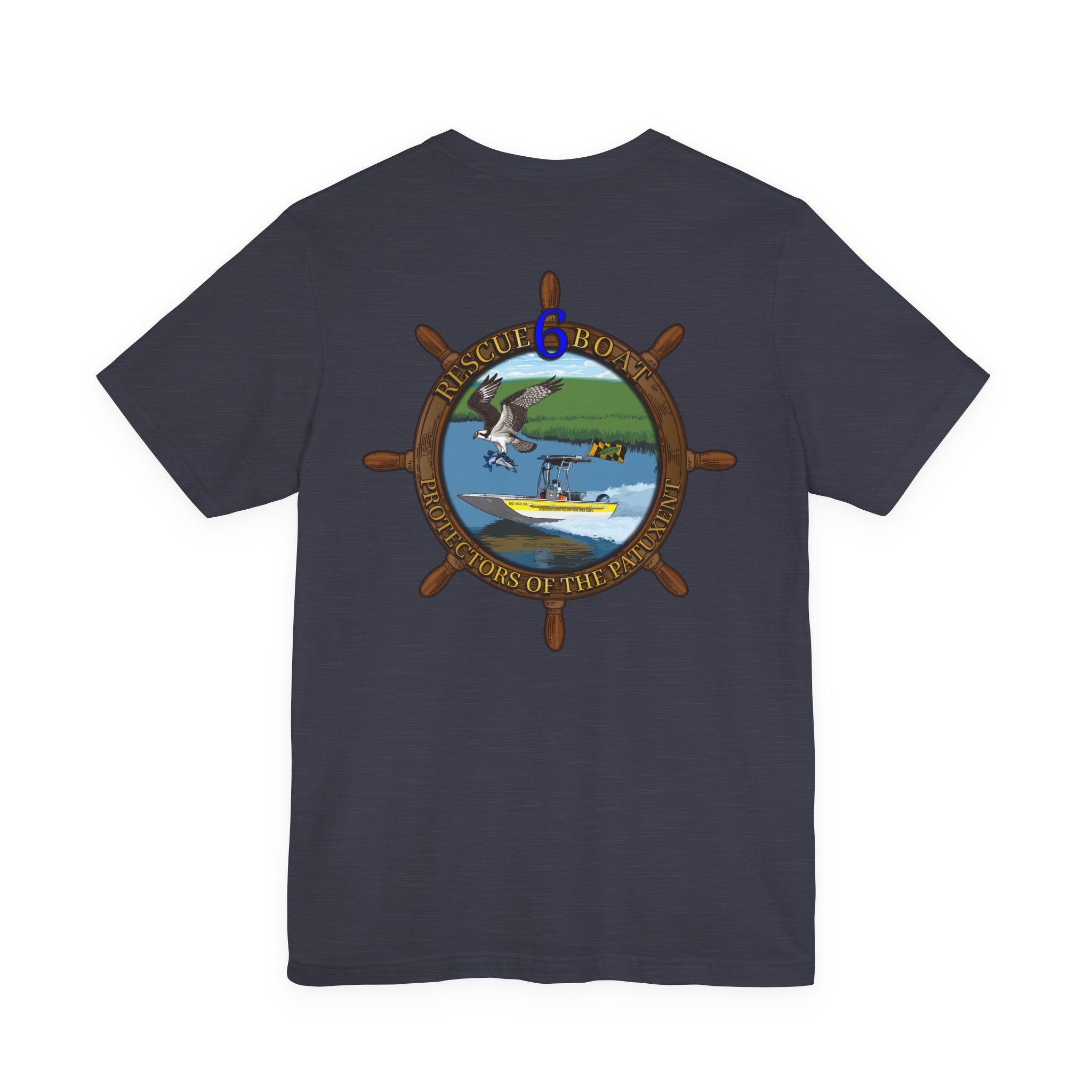 Huntingtown Vol. Fire Boat 6 - Bella+Canvas Soft Unisex Tee