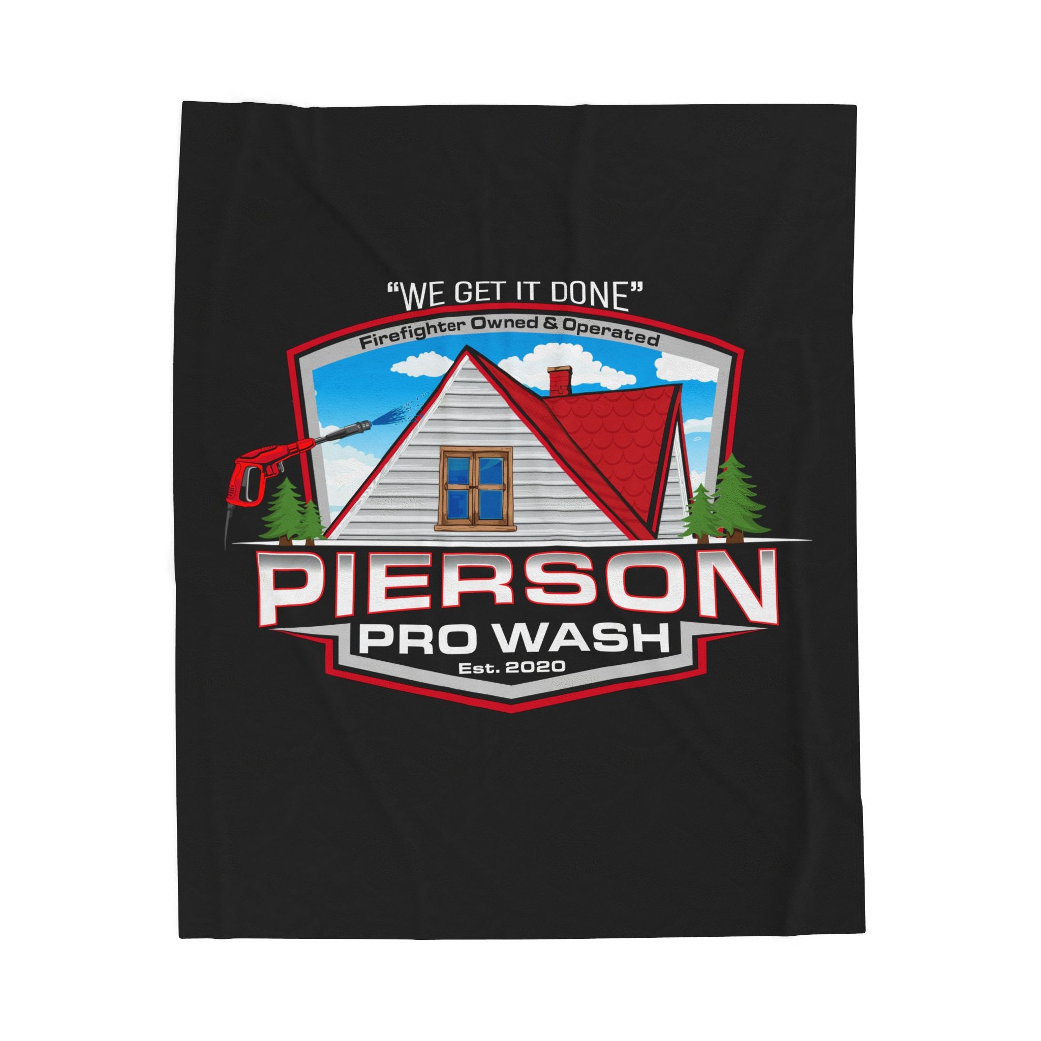 Pierson Pro Wash - Velveteen Plush Blanket