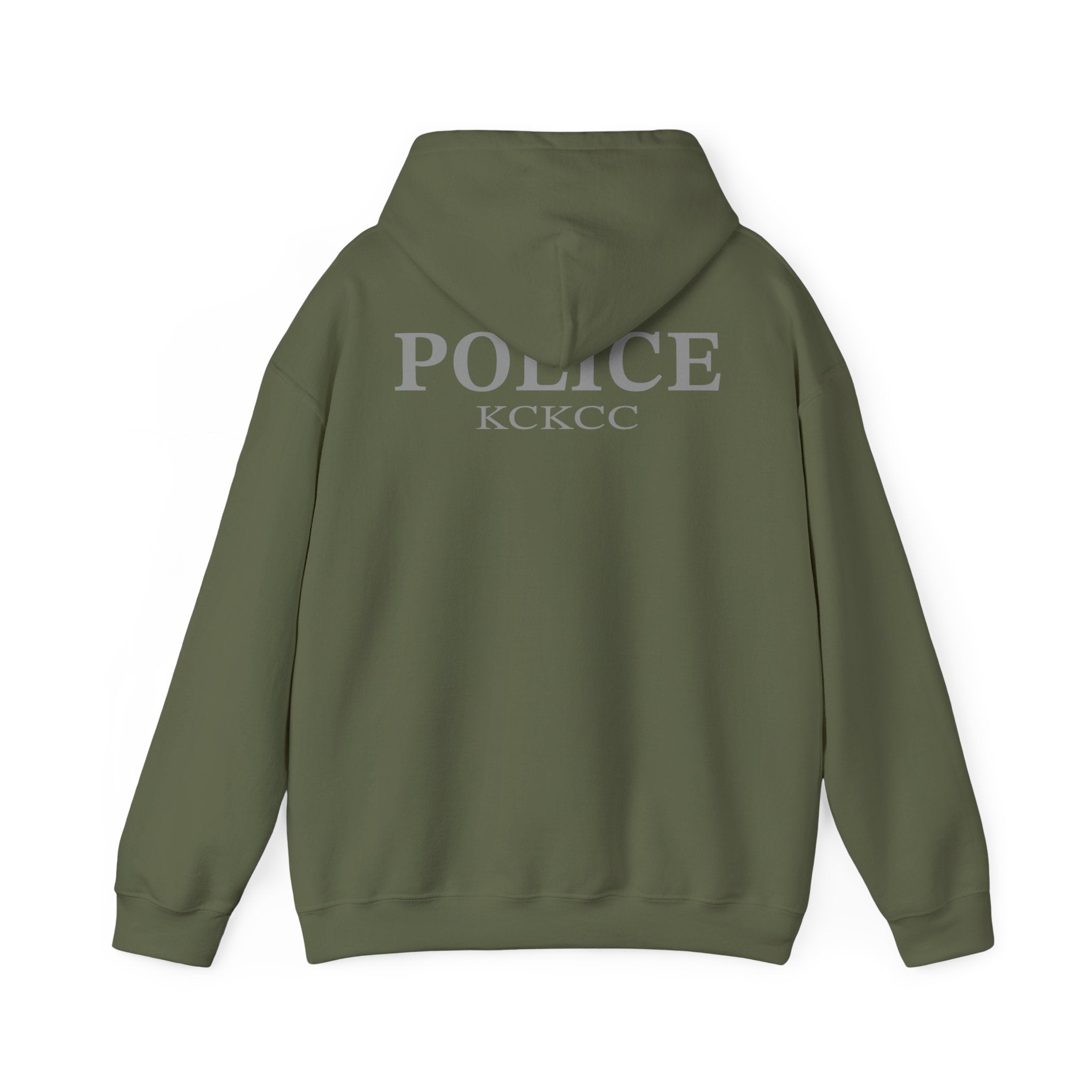Kansas City College Police Grey Patch - Unisex Heavy Blend™ Hooded Sweatshirt