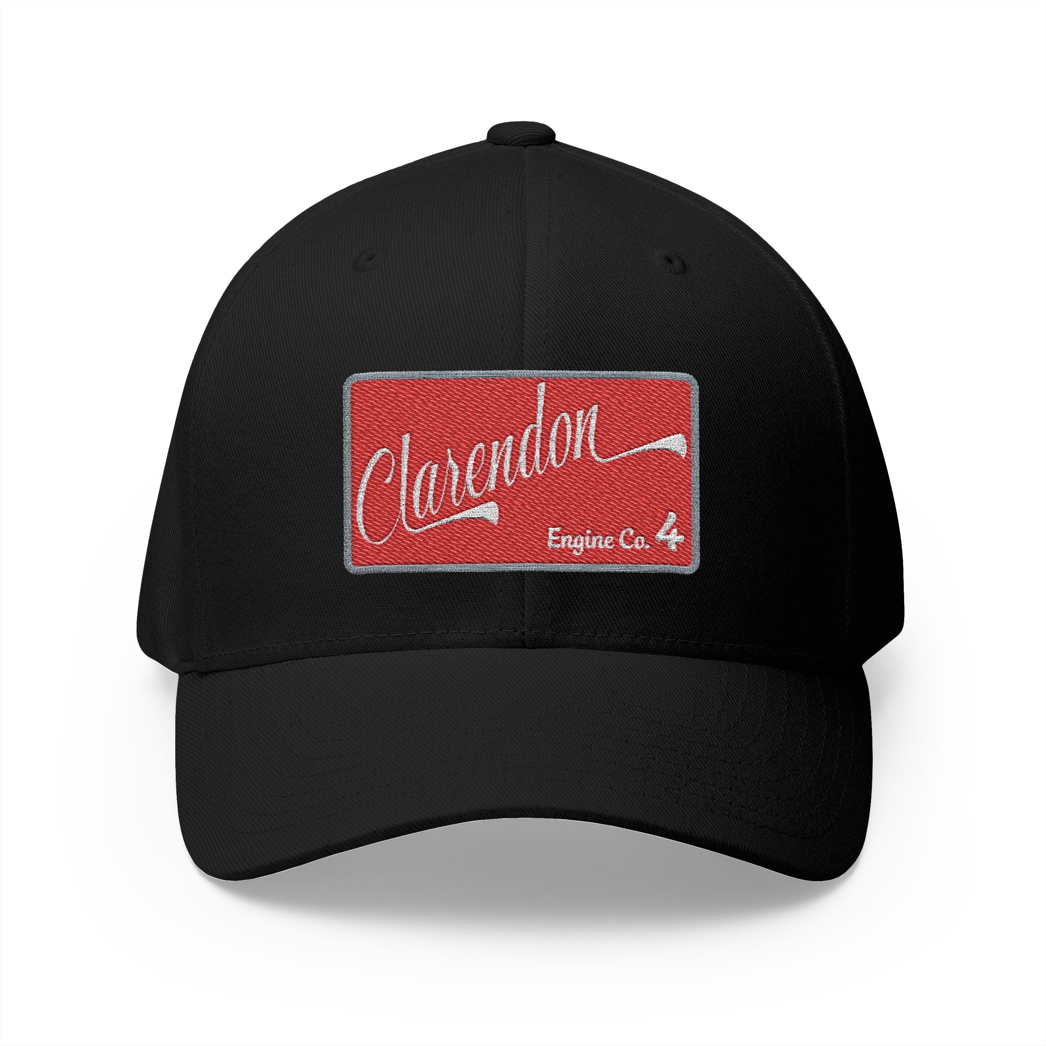 Arlington Clarendon Engine 4 - FLEXFIT Closed-Back Structured Cap (Embroidery)