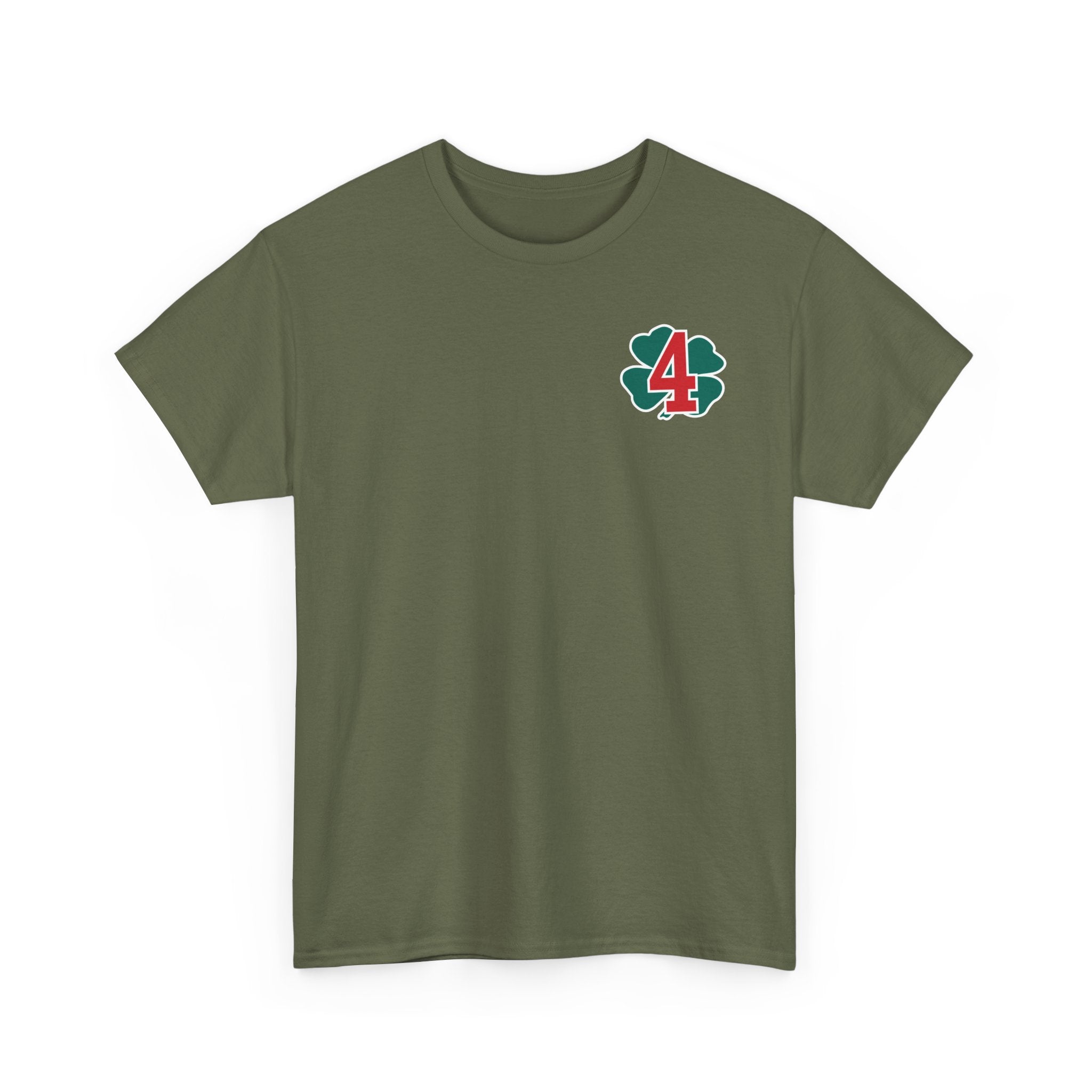 Station 4 Clover front /AC4FD back - Gildan 100% Cotton Tee Unisex Heavy