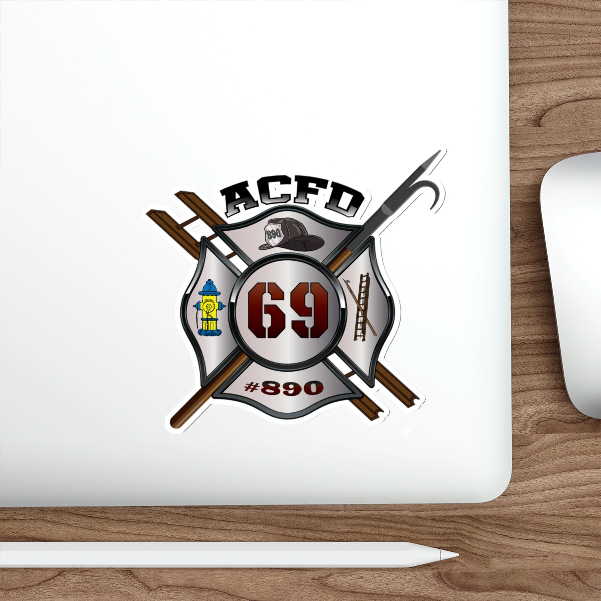Die-Cut Stickers - Recruit Class 69 Arlington Maltese