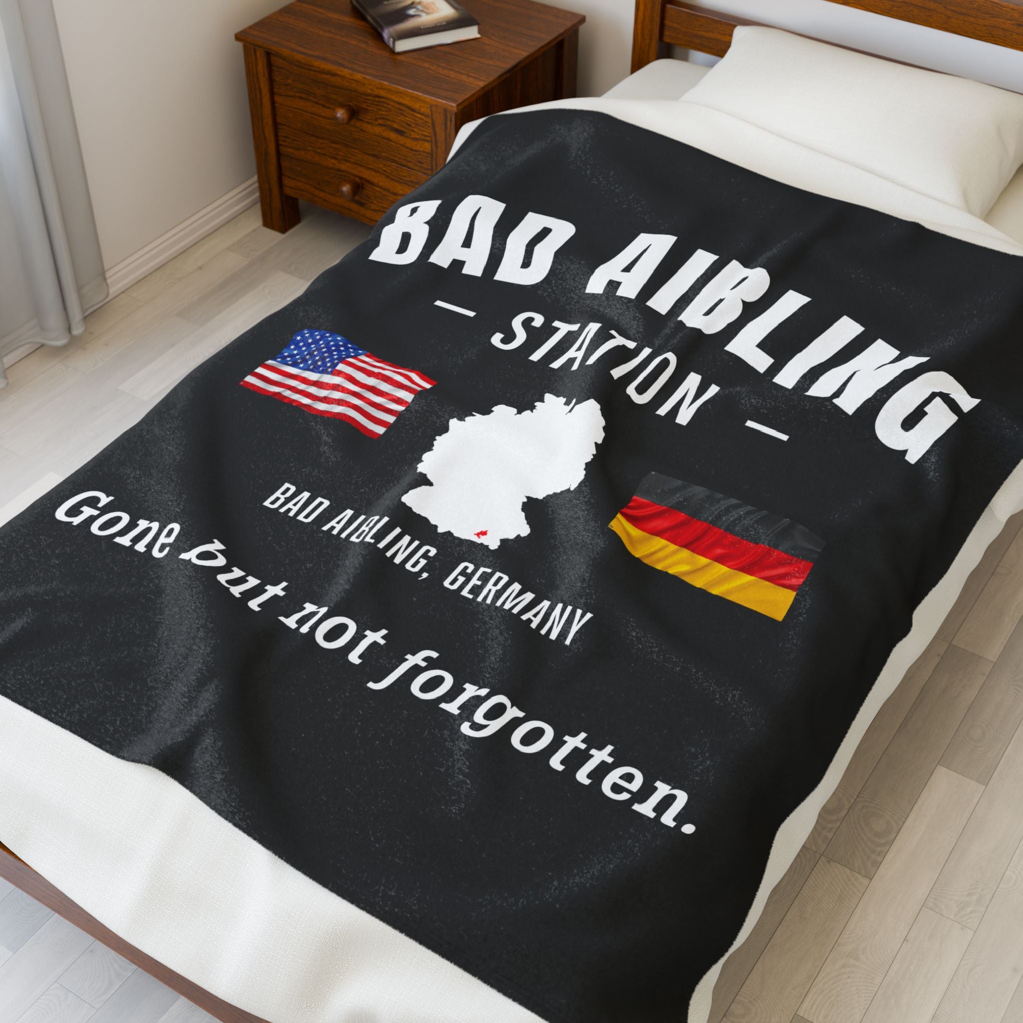 Bad Aibling Gone - Velveteen Plush Blanket