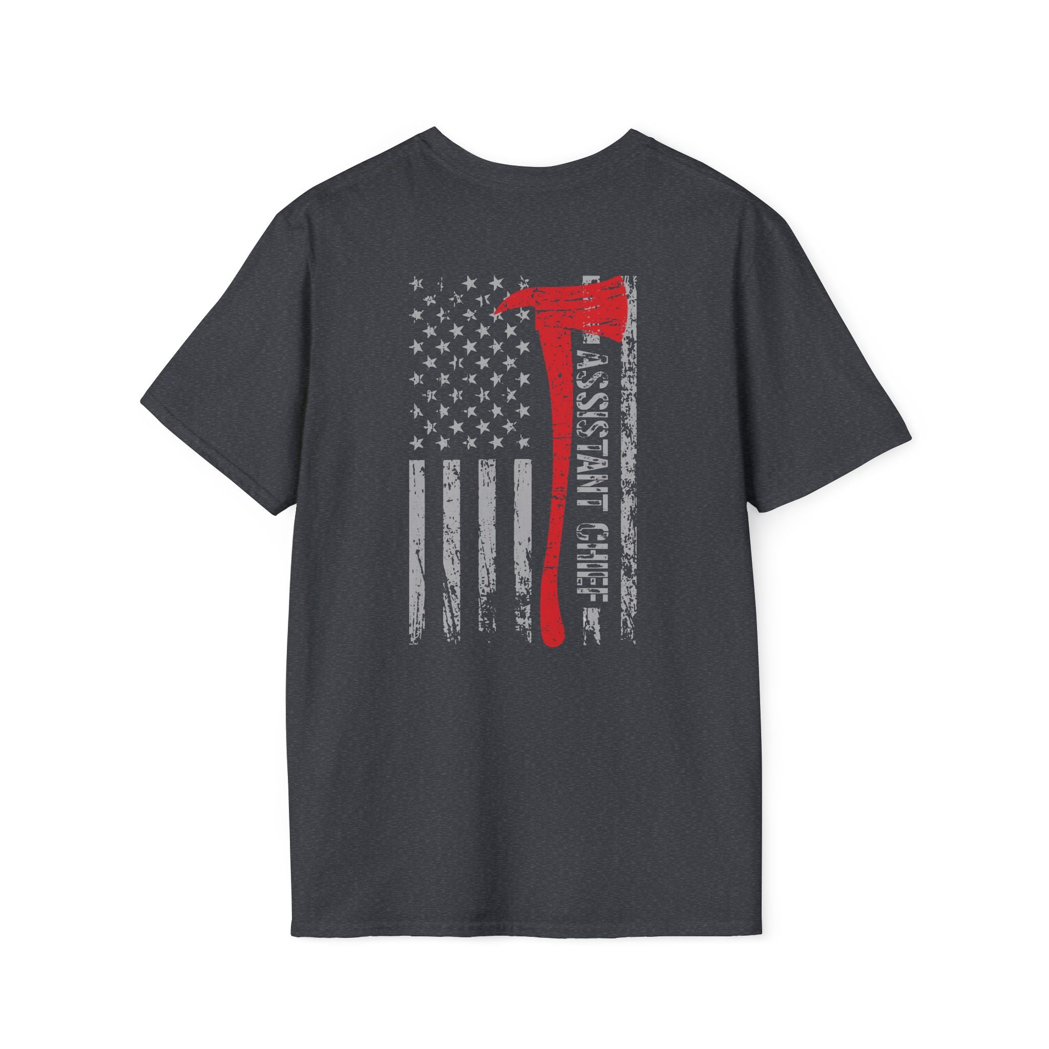 Assistant Chief US Flag - Unisex Softstyle T-Shirt