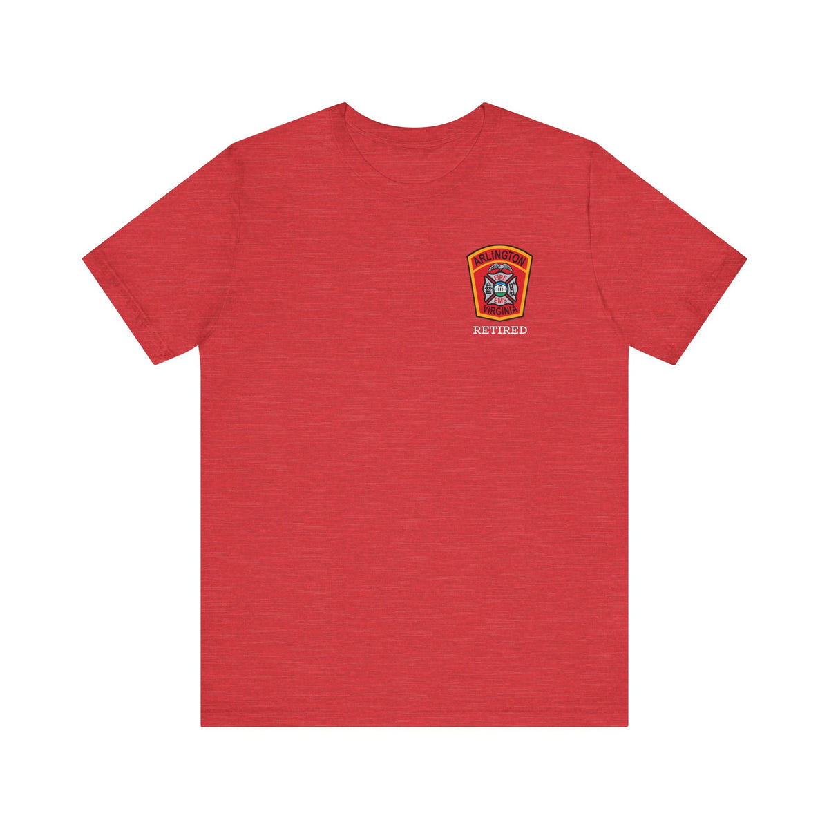Arlington Retired patch - Bella+Canvas Soft Unisex Tee