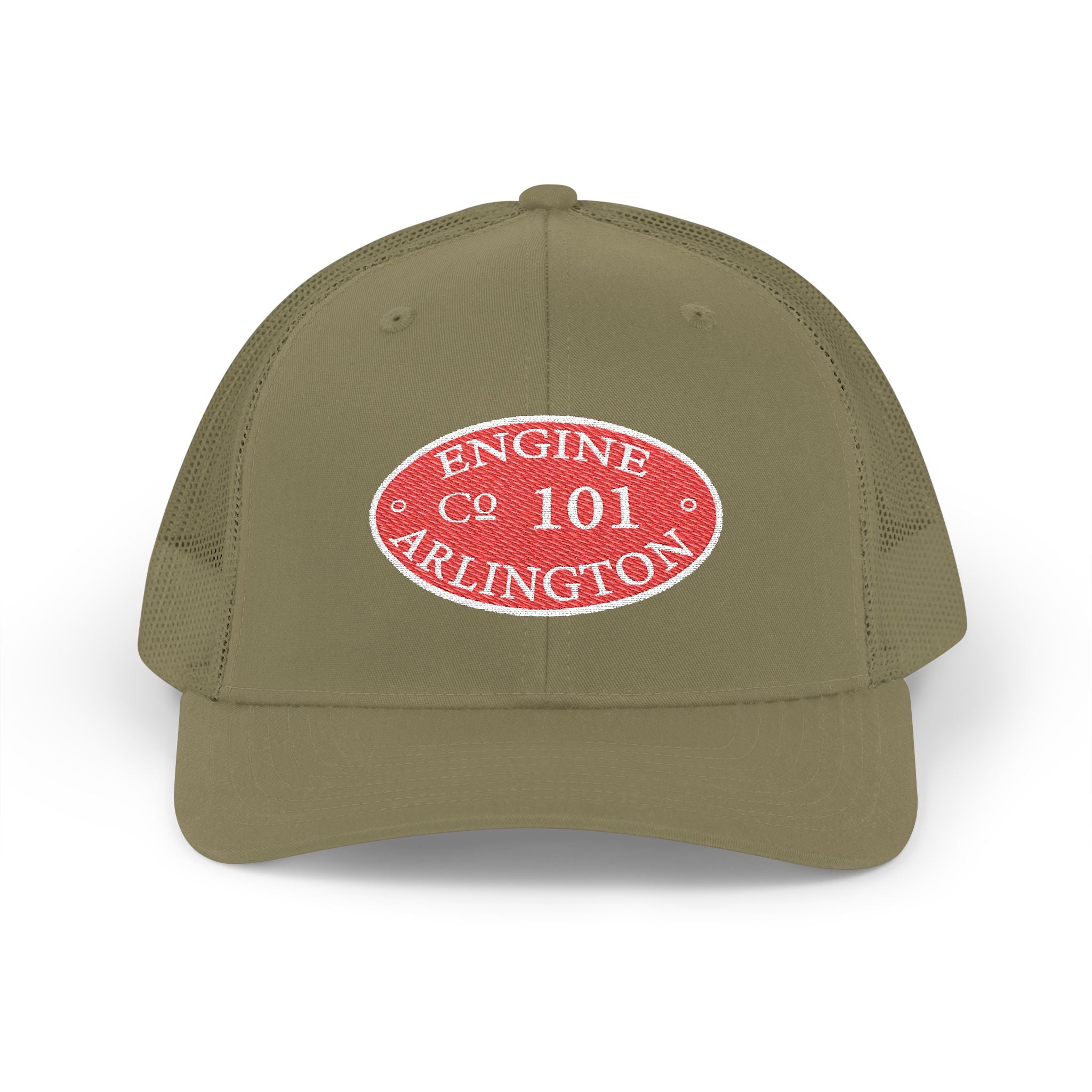 Arlington Engine 1 Circle Patch - (Richardson 112 Style Hat) Snapback Trucker
