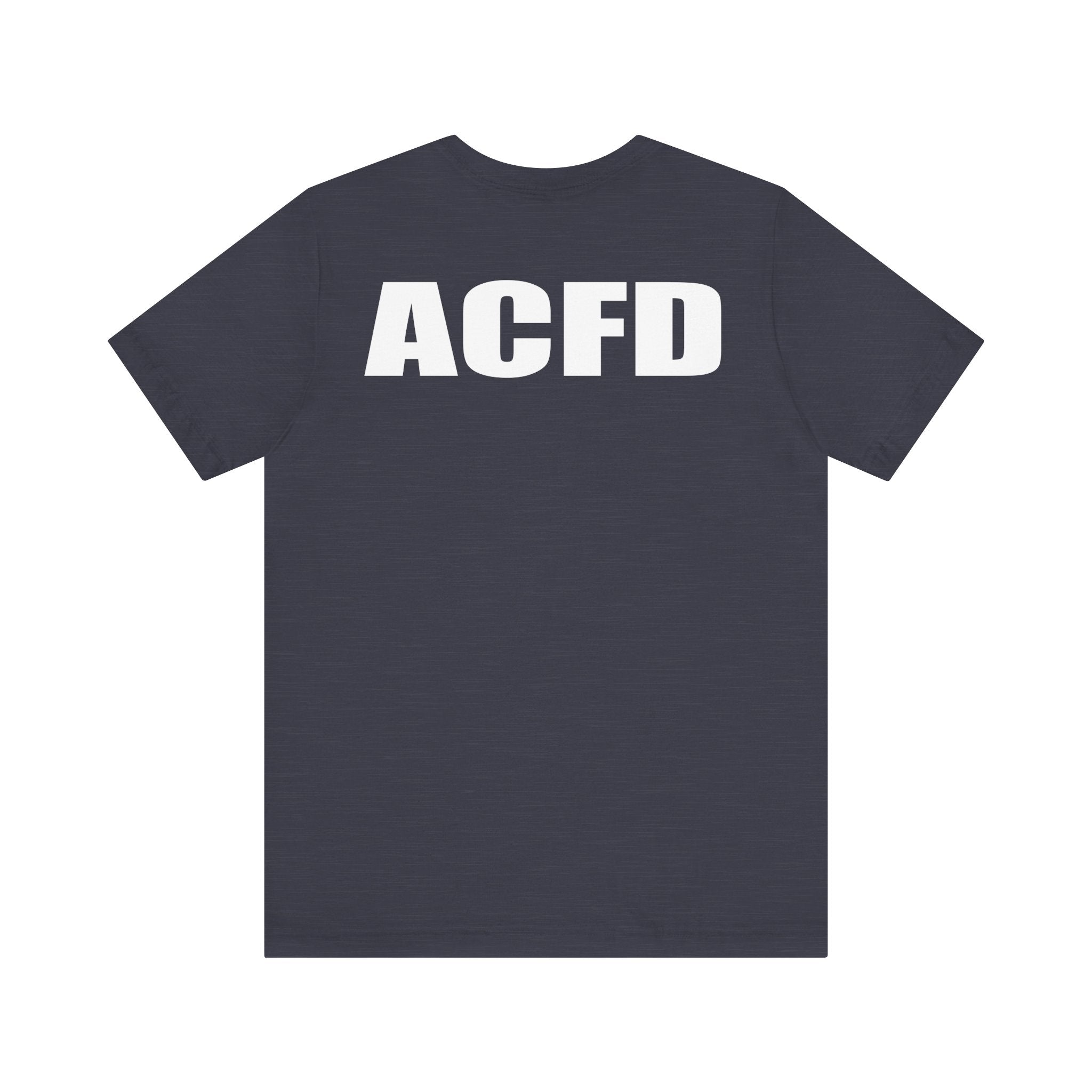 Station 3 Rhino Logo Firefighter Back - Bella+Canvas Soft Unisex Tee-