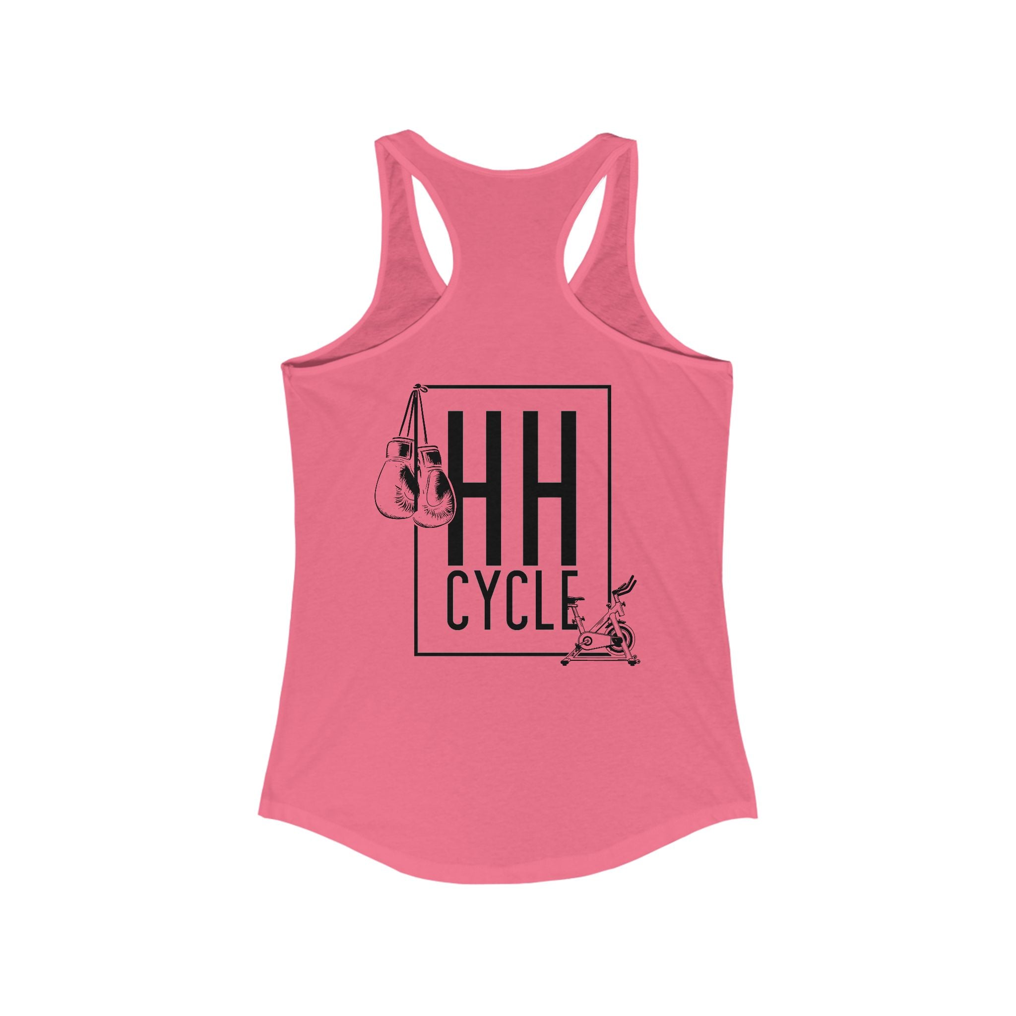 HH Cycle and Box Logo - Women's Ideal Racerback Tank