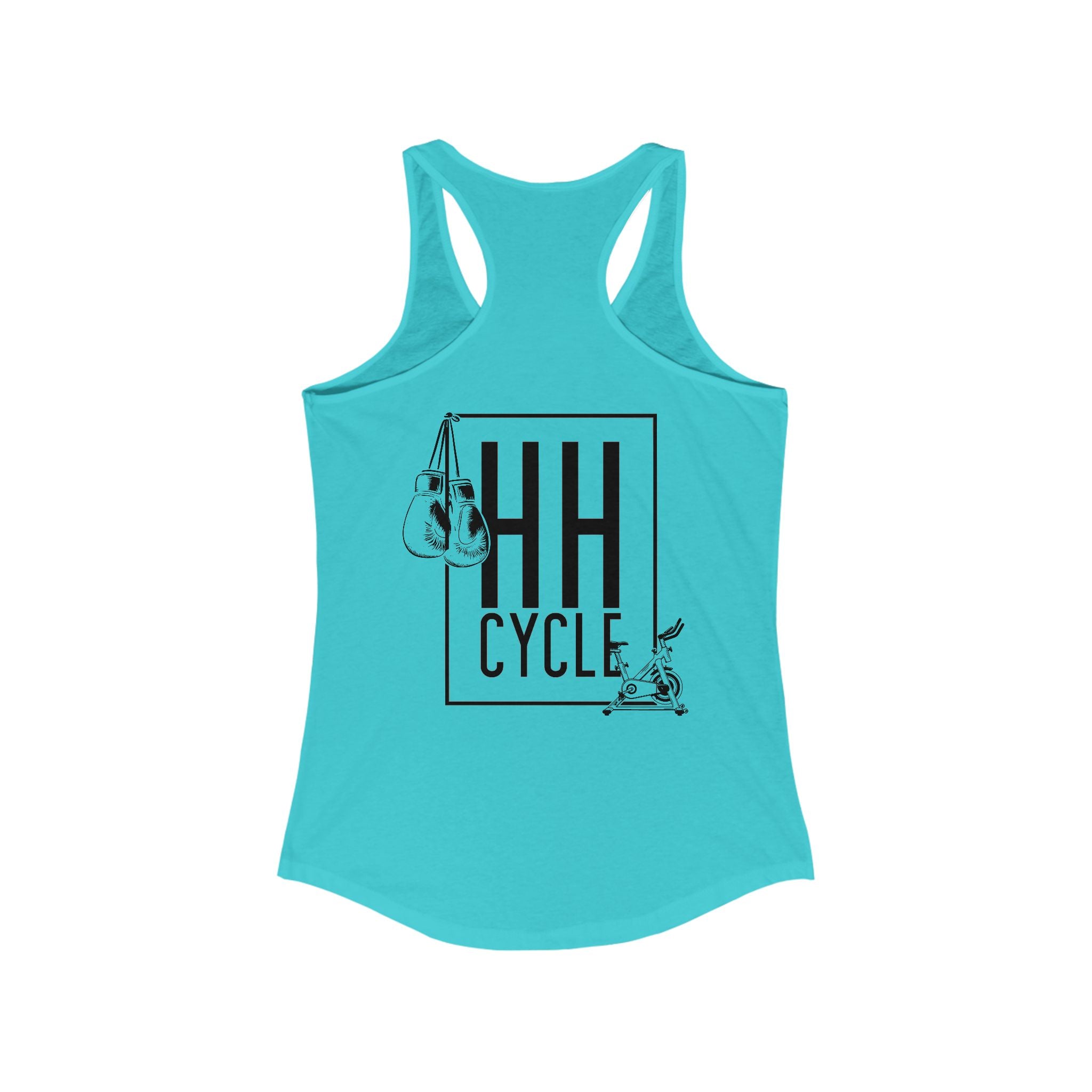 HH Cycle and Box Logo - Women's Ideal Racerback Tank