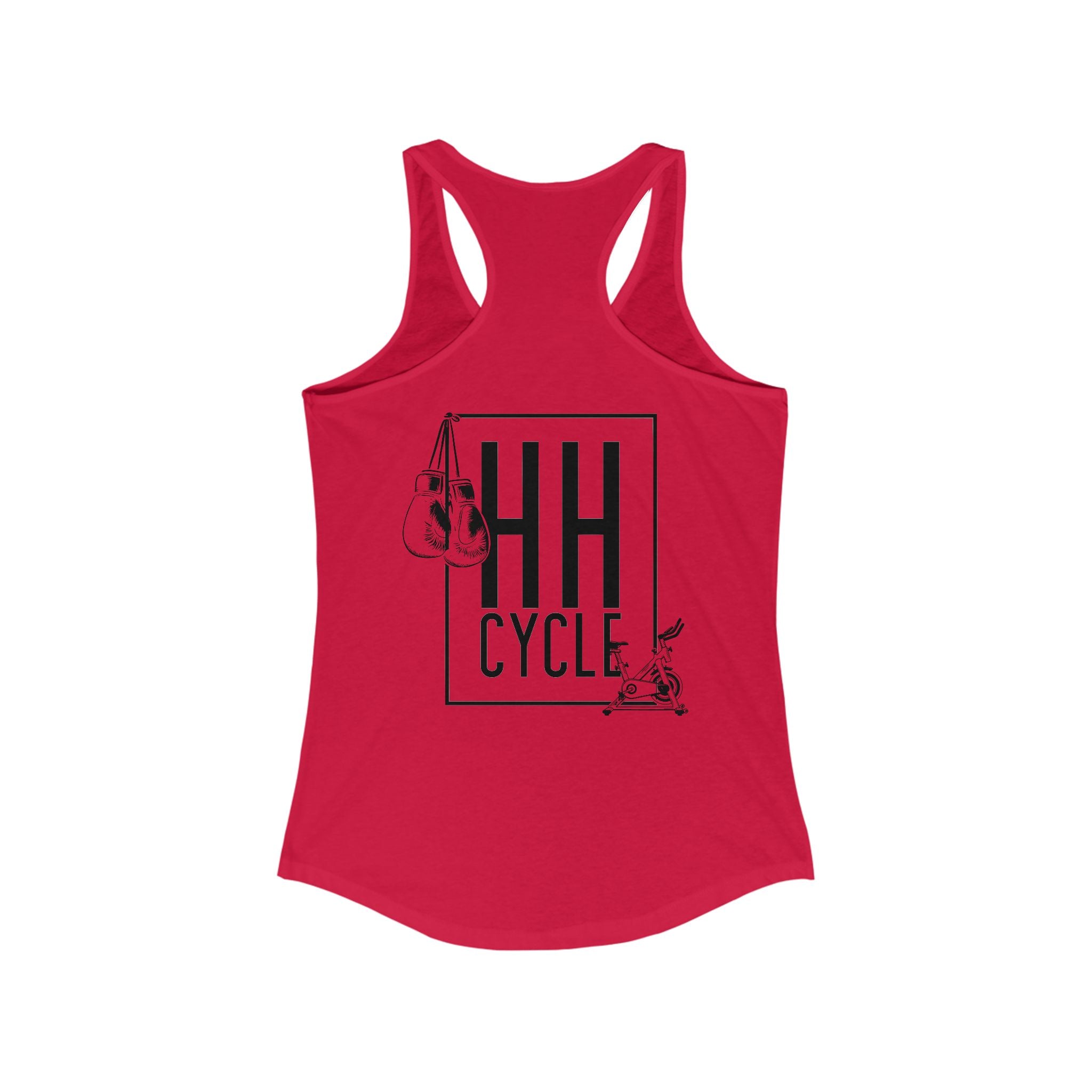 HH Cycle and Box Logo - Women's Ideal Racerback Tank