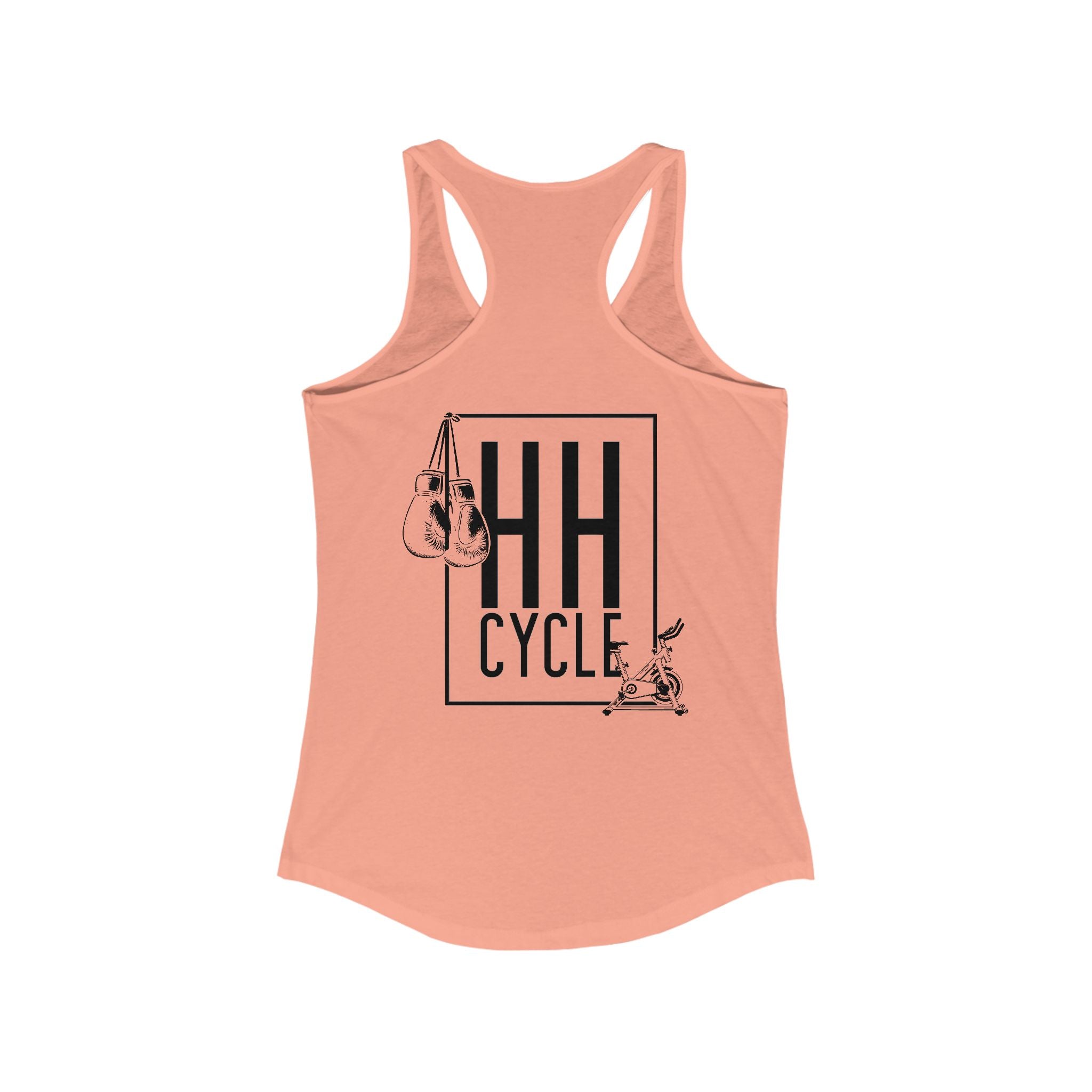 HH Cycle and Box Logo - Women's Ideal Racerback Tank