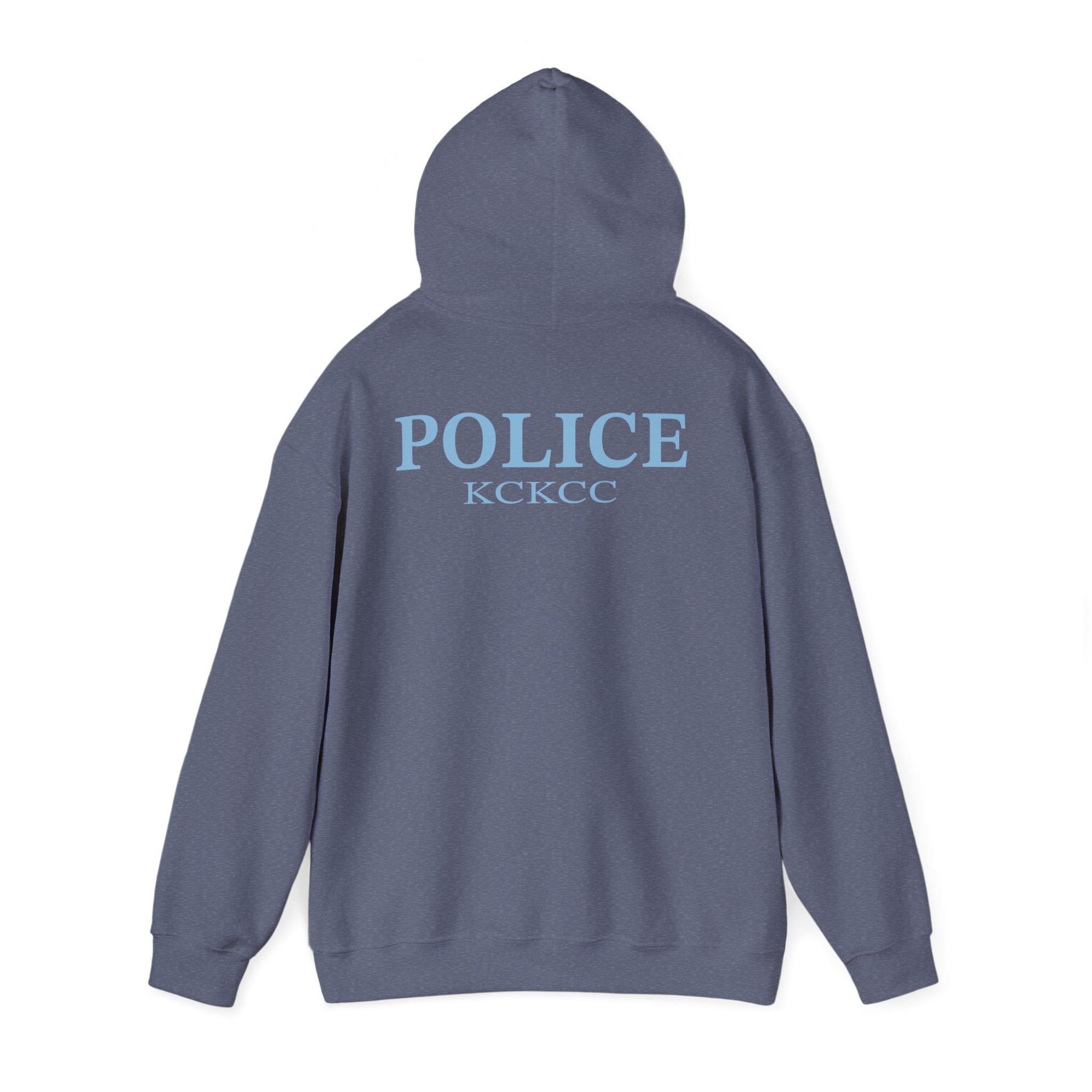 Kansas City College Police Blue Patch - Unisex Heavy Blend™ Hooded Sweatshirt