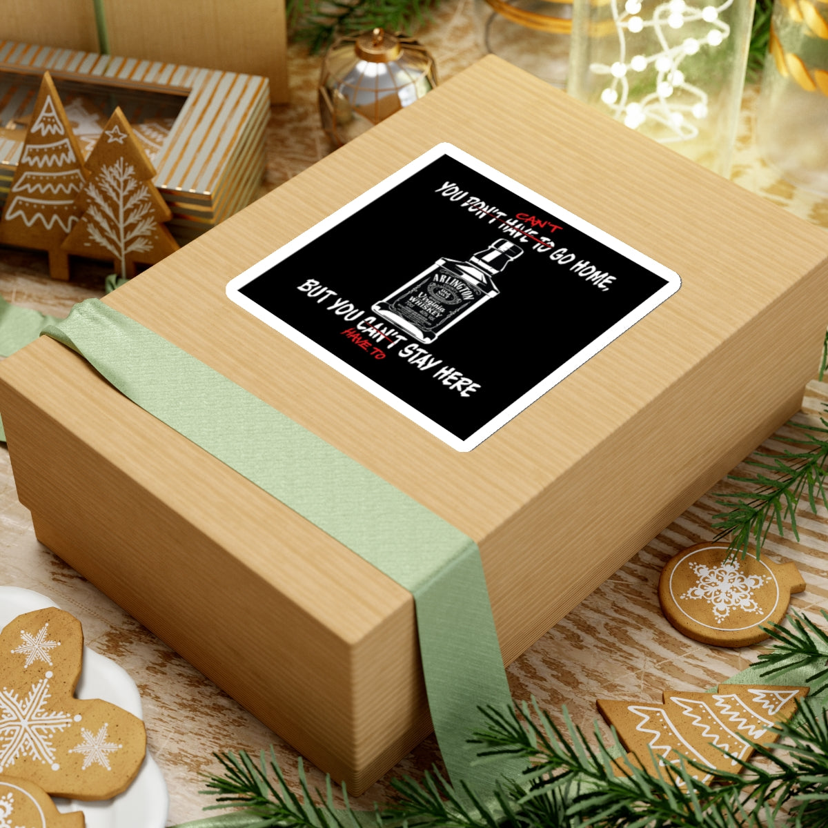 Arlington Whiskey - Kiss-Cut Stickers