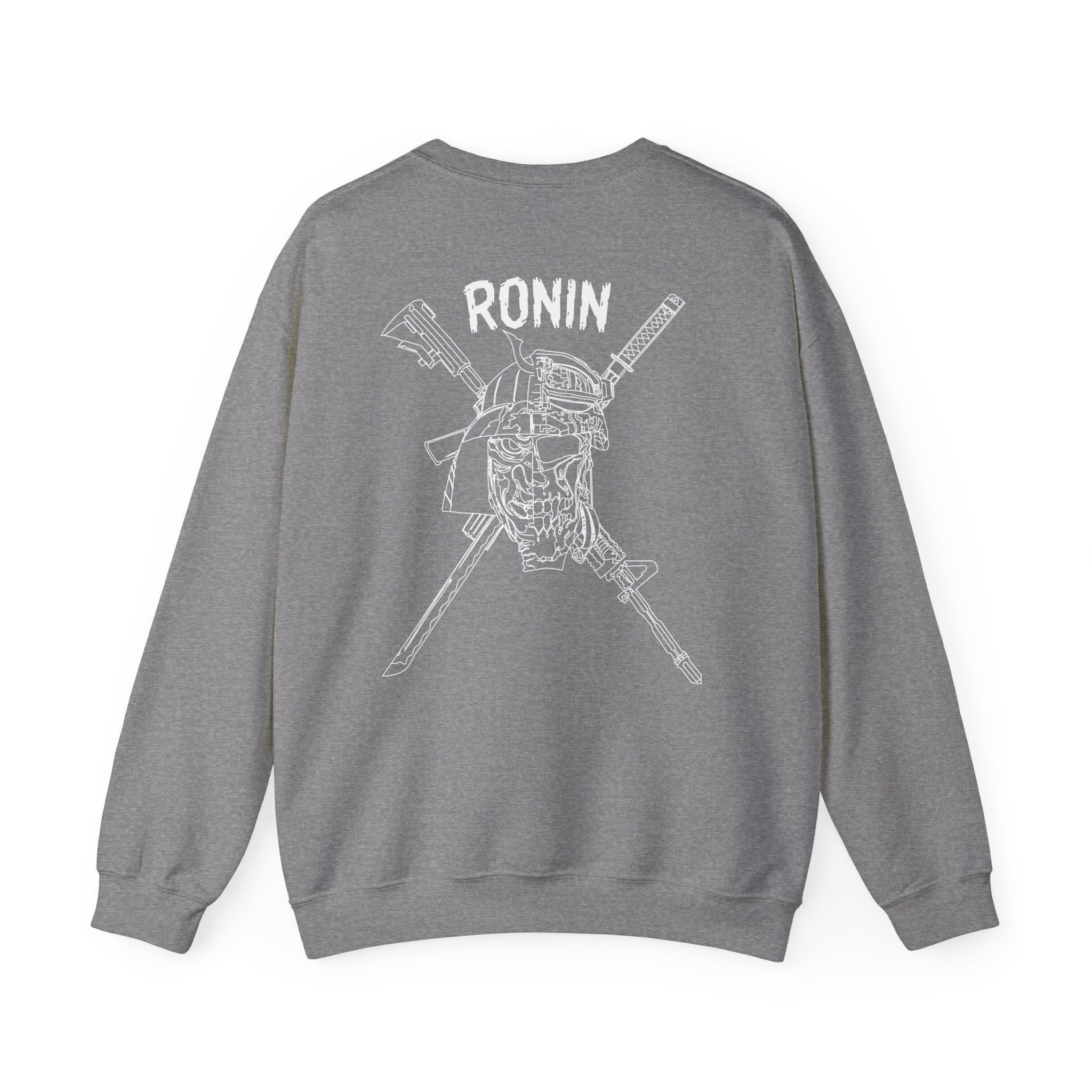 Charlie 2 Ronin (white Logo) - Gildan Unisex Heavy Blend™ Crewneck Sweatshirt