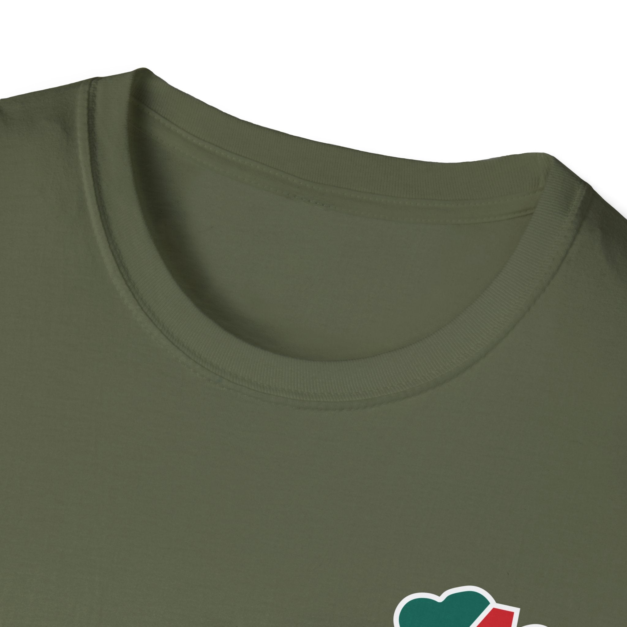 Station 4 Clover front / acfd clover back - Gildan Soft Cotton Softstyle T-Shirt