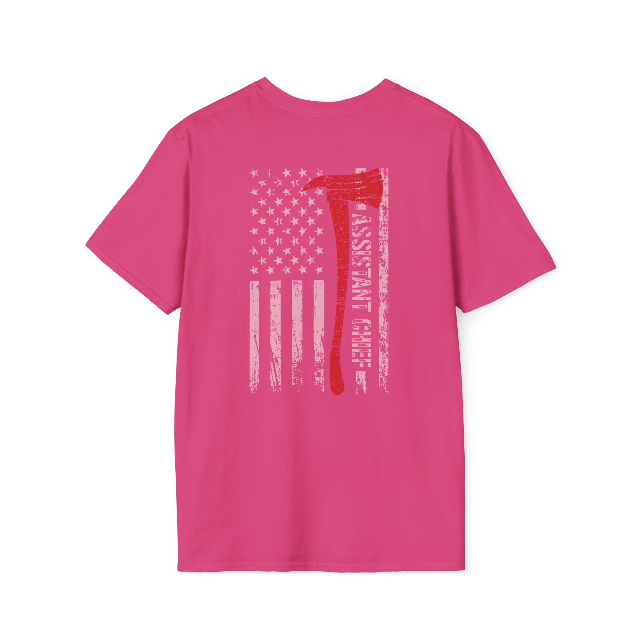 Assistant Chief US Flag - Unisex Softstyle T-Shirt