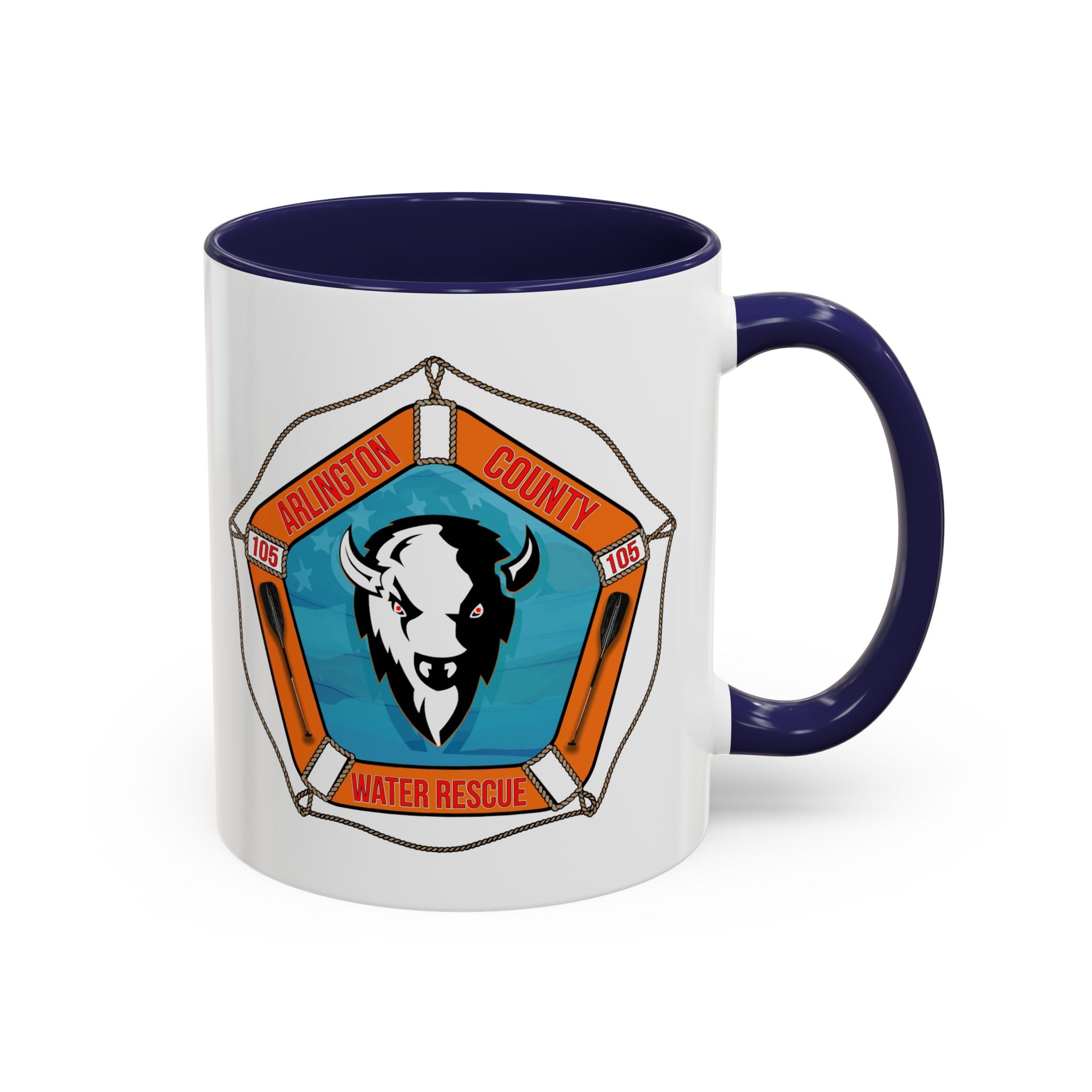 Station 5 Water Rescue Accent Coffee Mug (11oz)