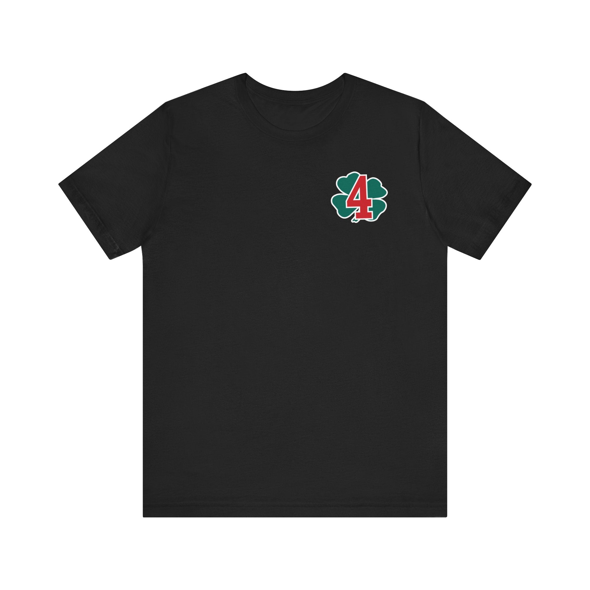 Station 4 Clover on front and back - Bella+Canvas Soft Unisex Tee