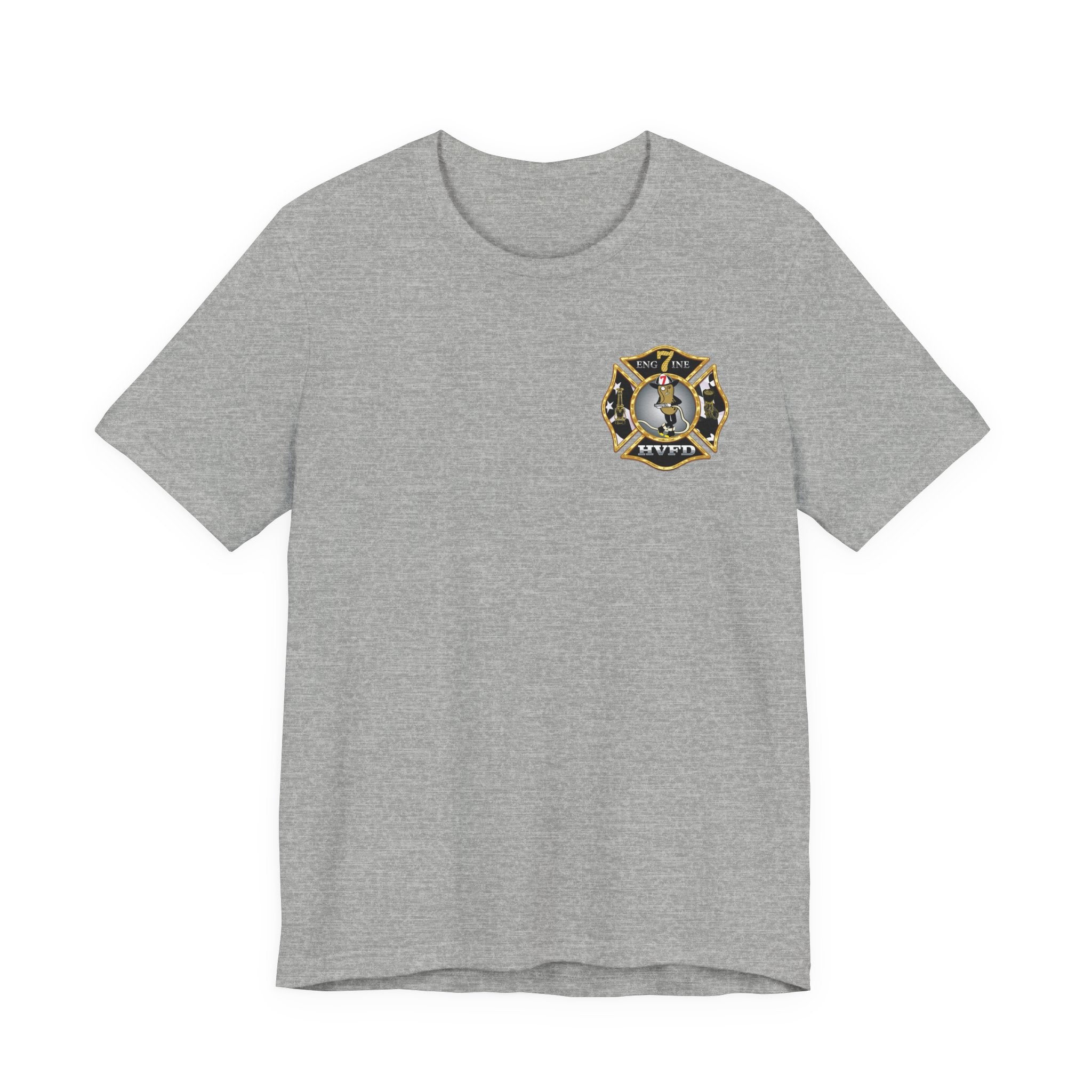 Hollywood MD Vol Fire Eng7ine - Bella+Canvas Soft Unisex Tee