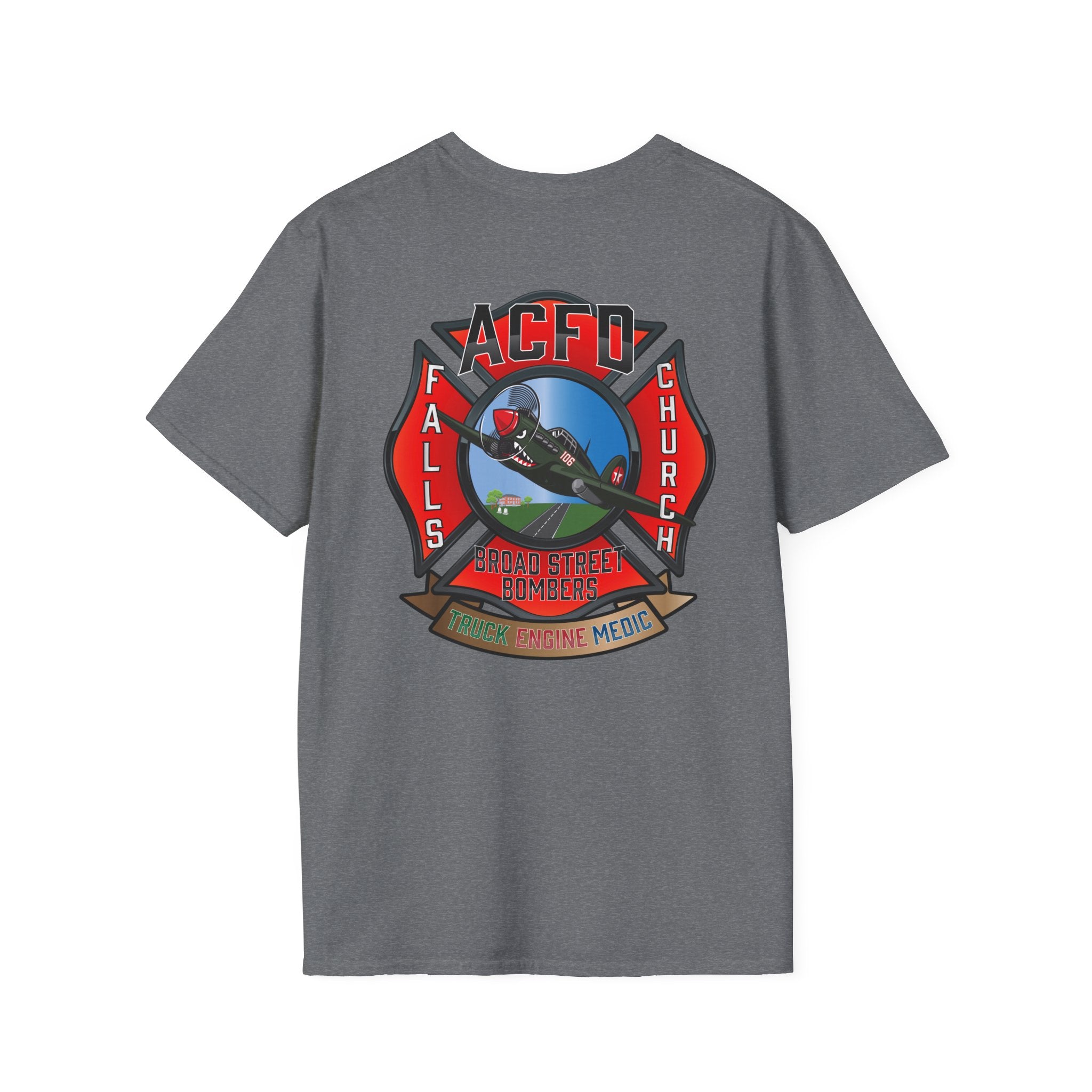 Station 6 broad street bombers - Unisex Softstyle T-Shirt Gildan