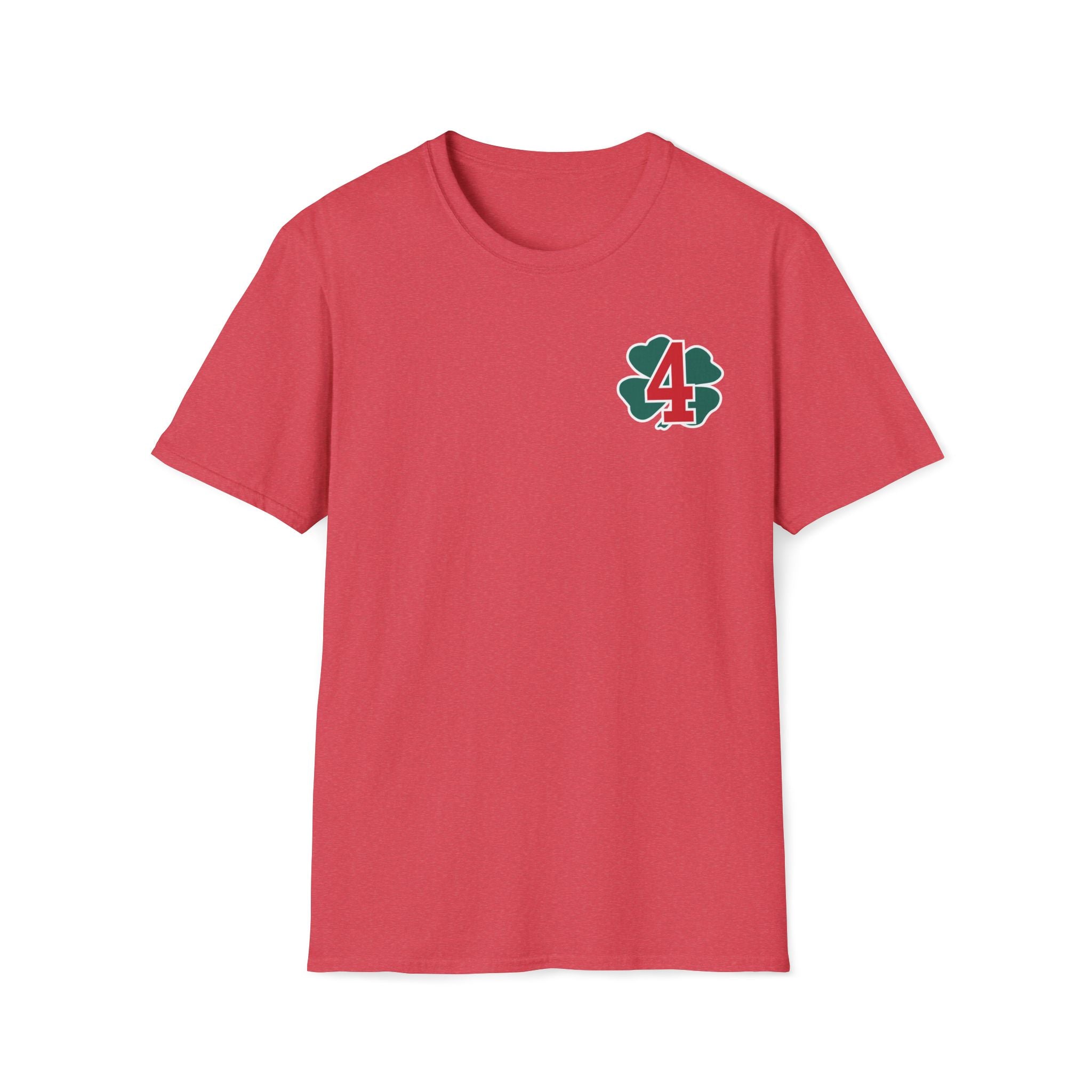 Station 4 Clover front / acfd clover back - Gildan Soft Cotton Softstyle T-Shirt