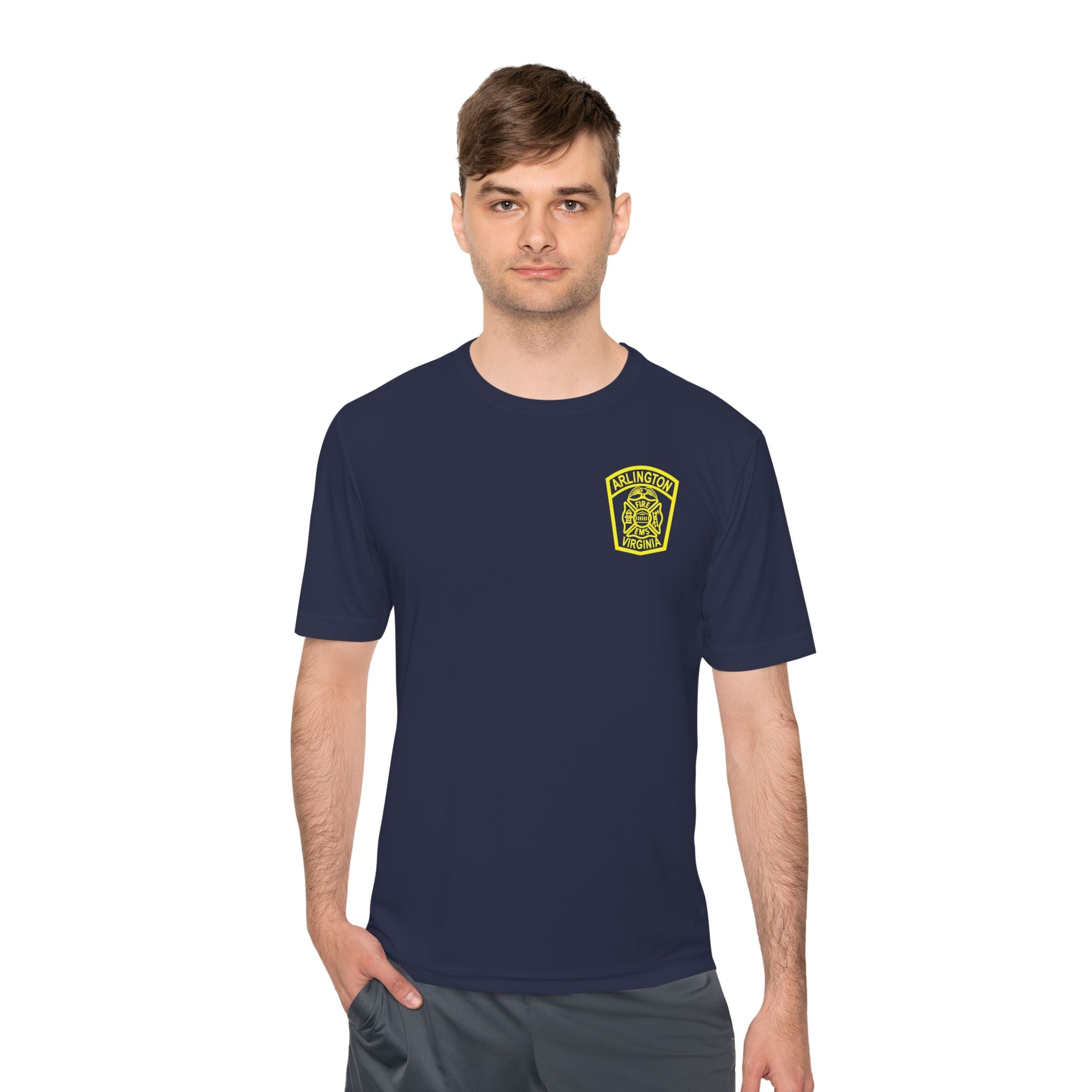 ACFD Officer Old Patch - Sport-Tek ST350 Unisex Moisture Wicking Tee