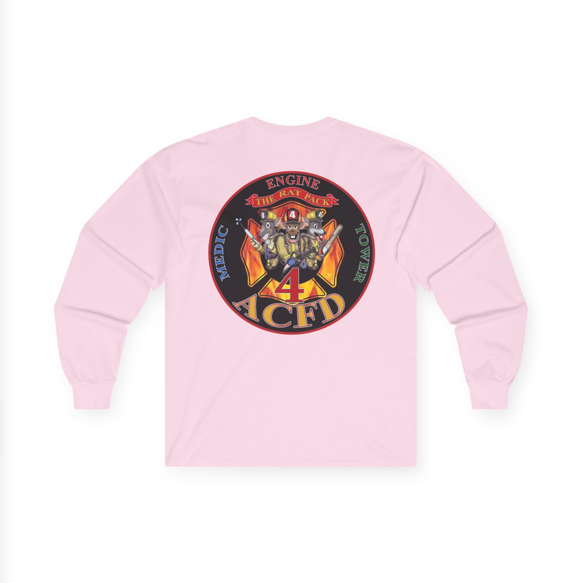 ACFD Rat Pack Engine 4 Shirt - Unisex Ultra Cotton Long Sleeve Tee
