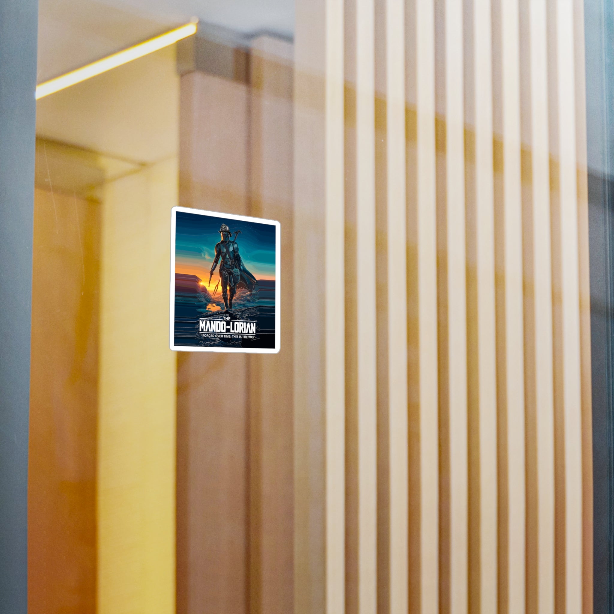 Kiss-Cut Vinyl Decals - Mando-Lorian