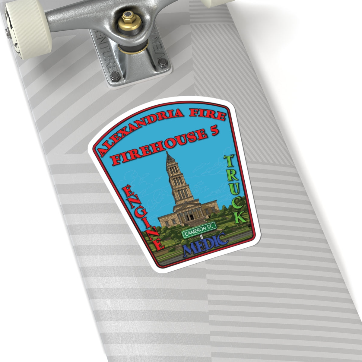 Alexandria Fire Station 5 - Kiss-Cut Stickers