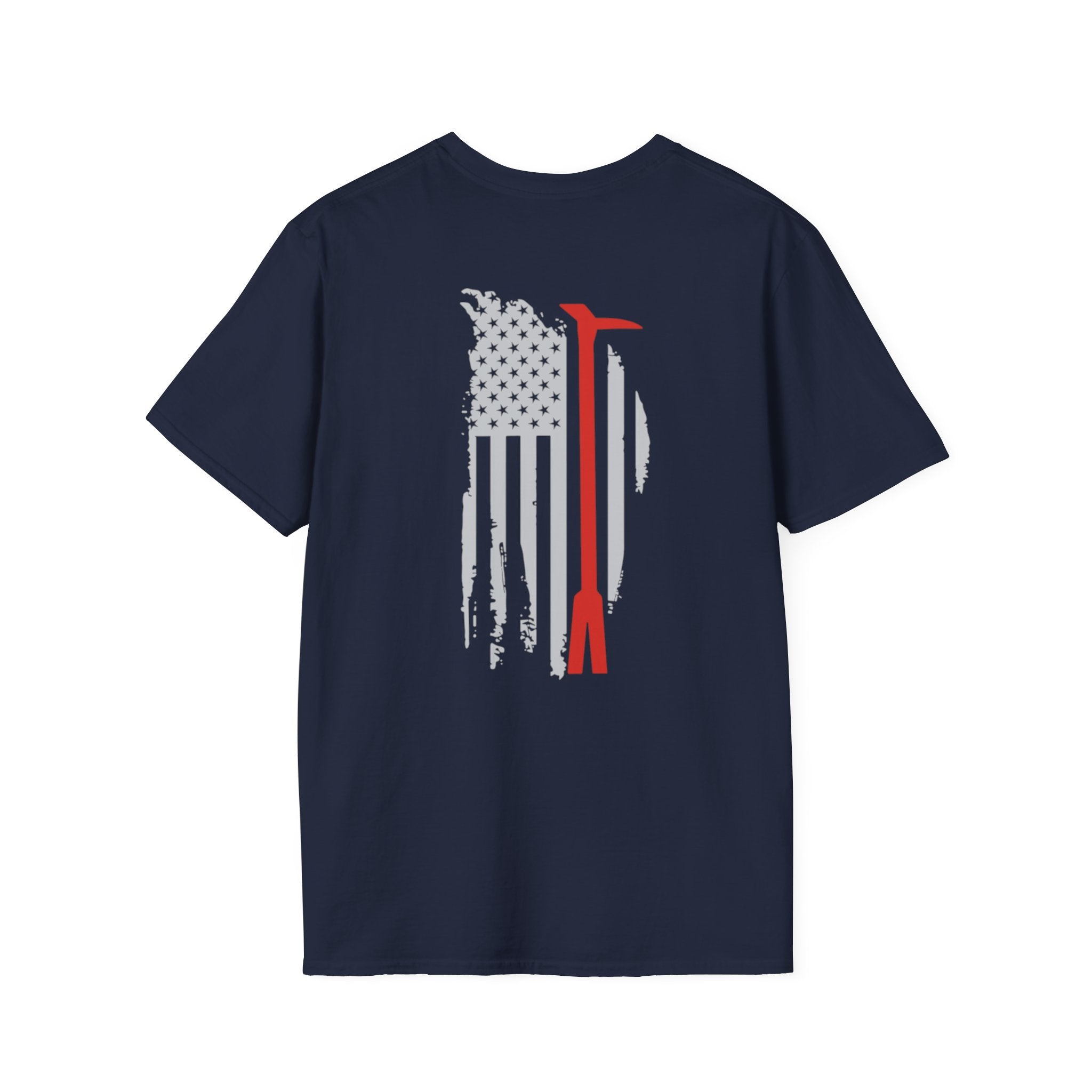Halligan US Flag - Unisex Softstyle T-Shirt
