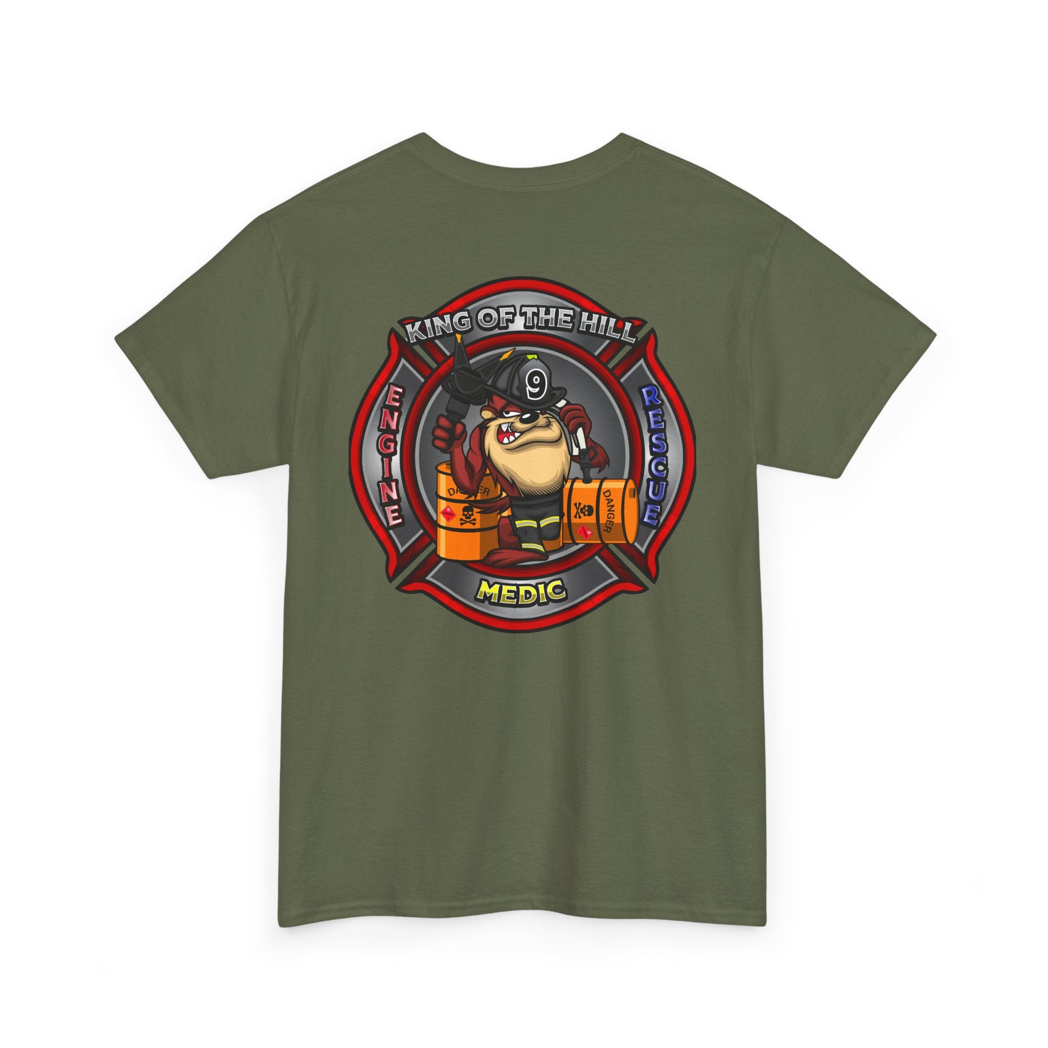 Arlington Fire Station 9 -Heavy Cotton Unisex Tee