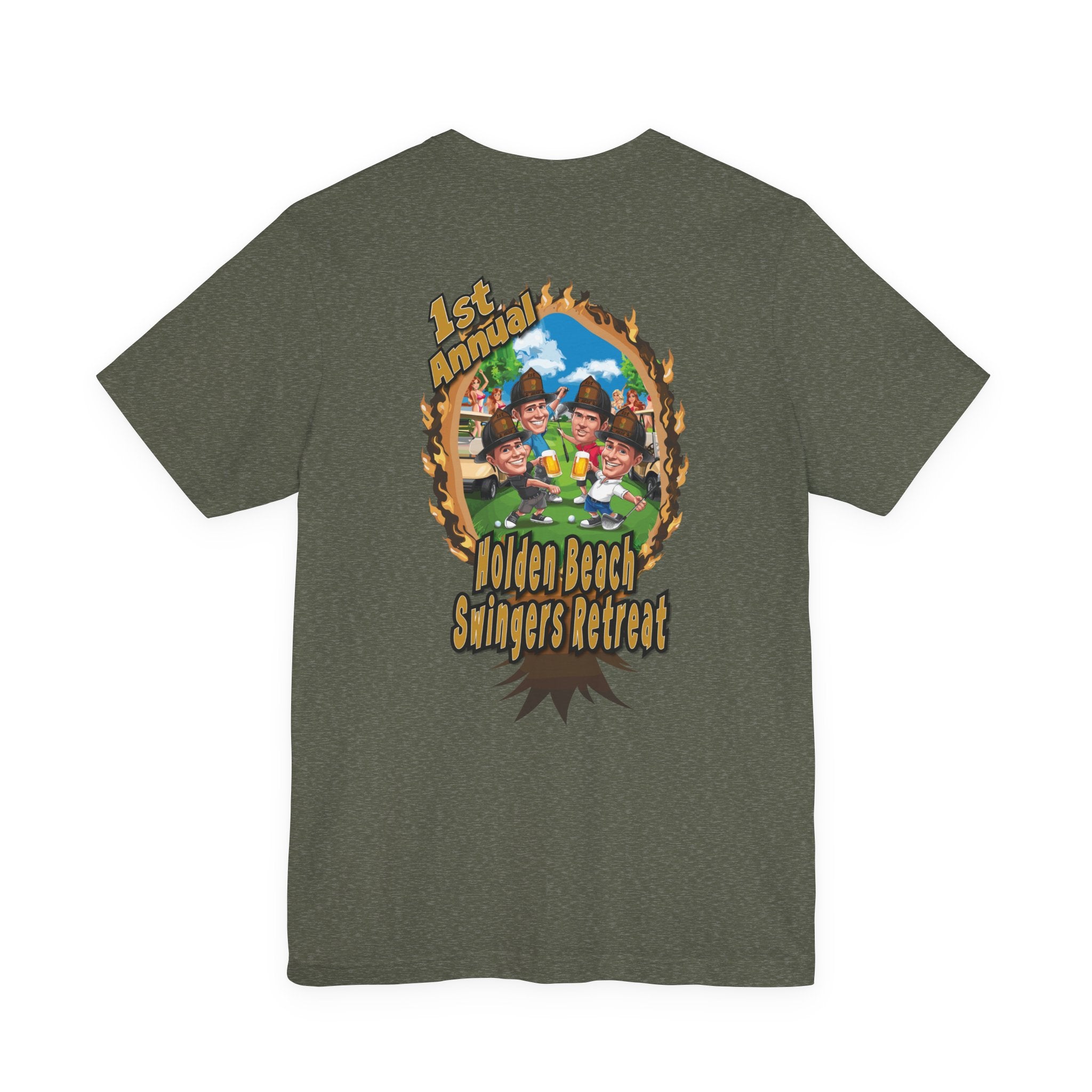 Holden Beach Swingers Retreat- Bella+Canvas Soft Unisex Tee