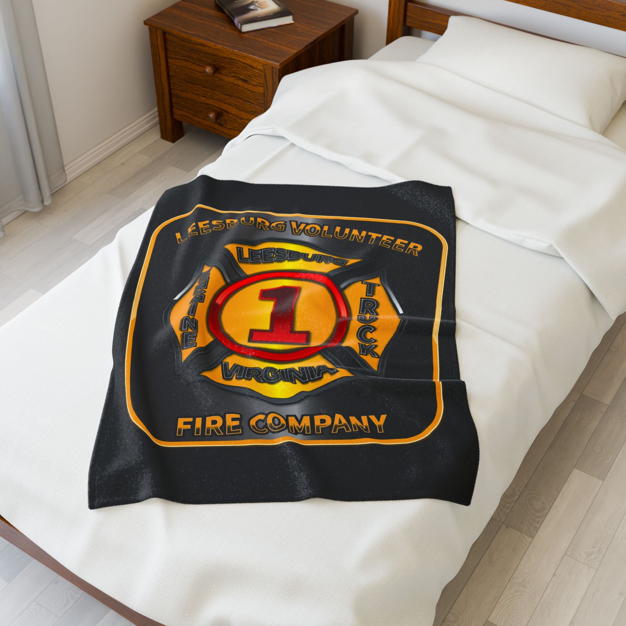 Leesburg Vol. Fire Co. - Velveteen Plush Blanket