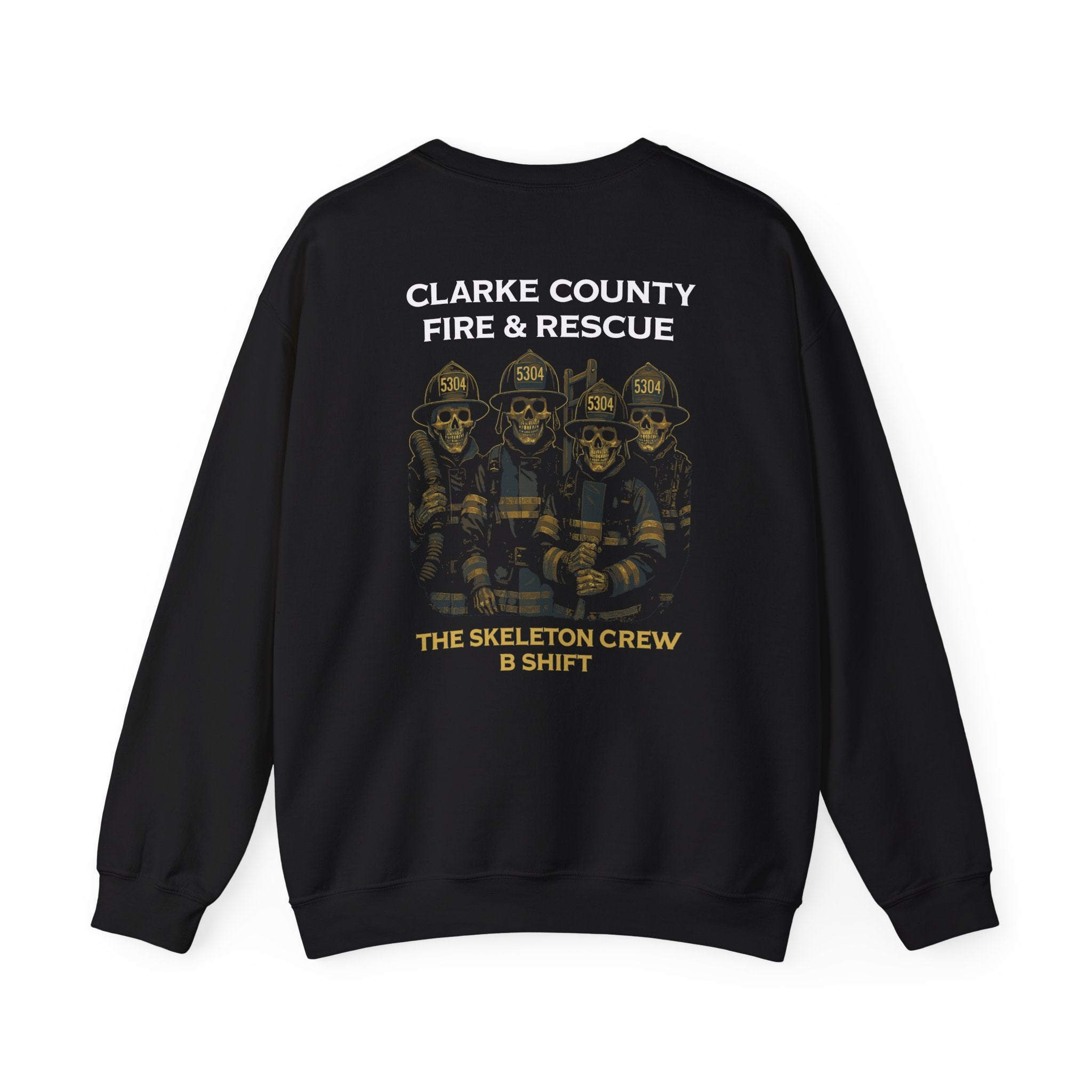 Clarke County B Shift version 1 - Gildan Unisex Heavy Blend™ Crewneck Sweatshirt