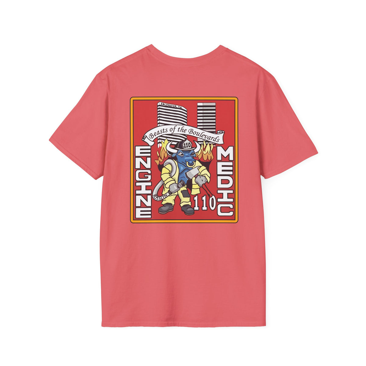 Arlington Station 10 Beast of Blvd - Gildan Soft Cotton Softstyle T-Shirt