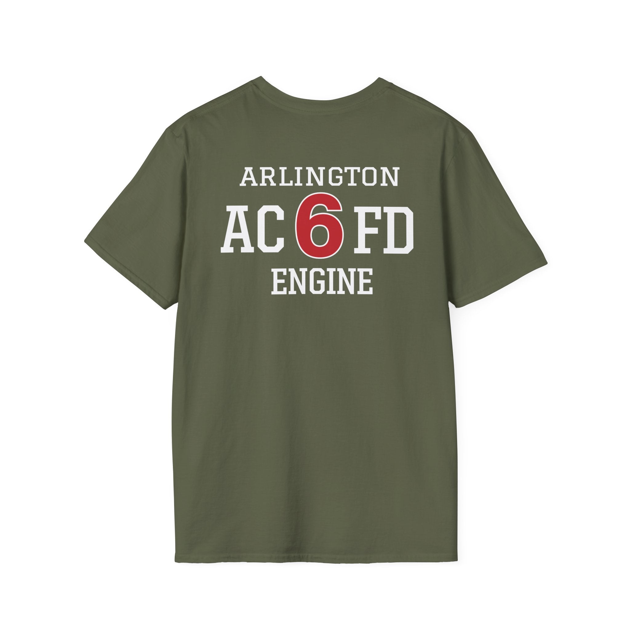 Engine 6 Arlington - Gildan Soft Cotton Softstyle T-Shirt