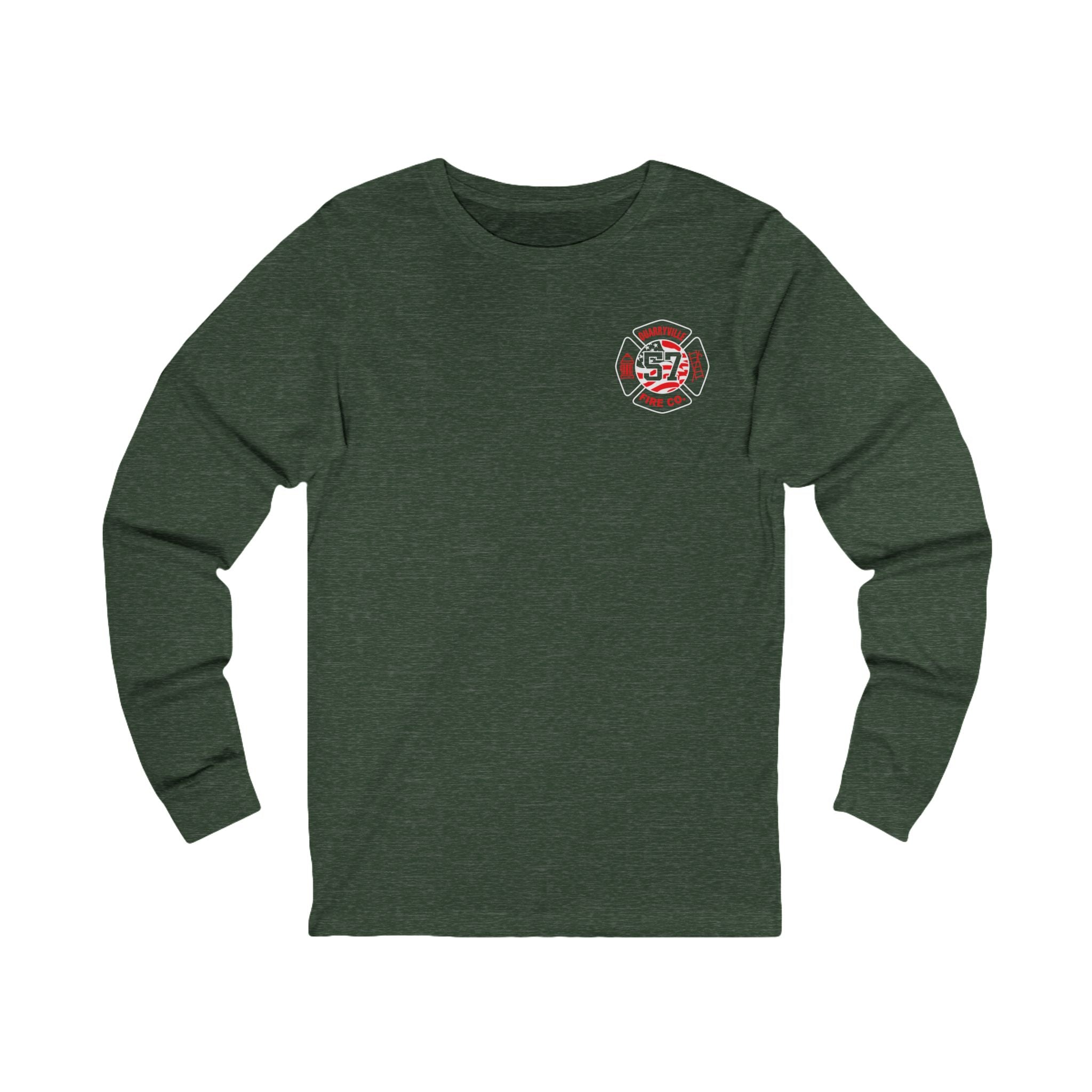 Quarryville PA Vol. Fire - Bella-Canvas Soft Jersey Cotton Long Sleeve Tee