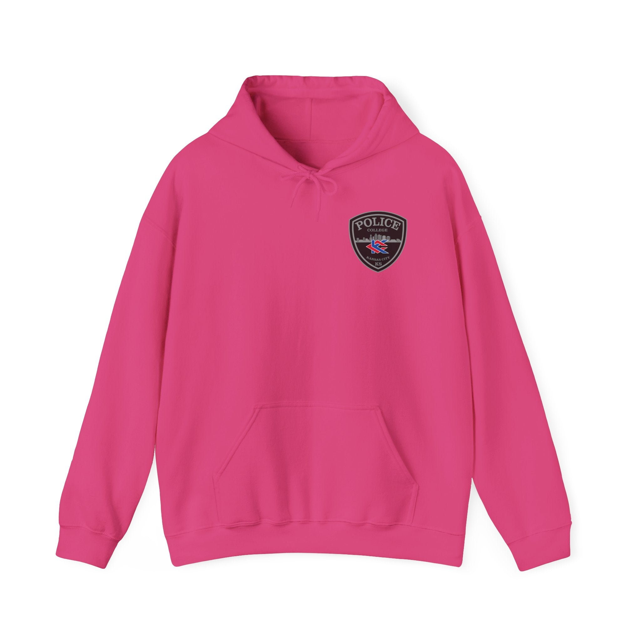 Kansas City College Police Grey Patch - Unisex Heavy Blend™ Hooded Sweatshirt