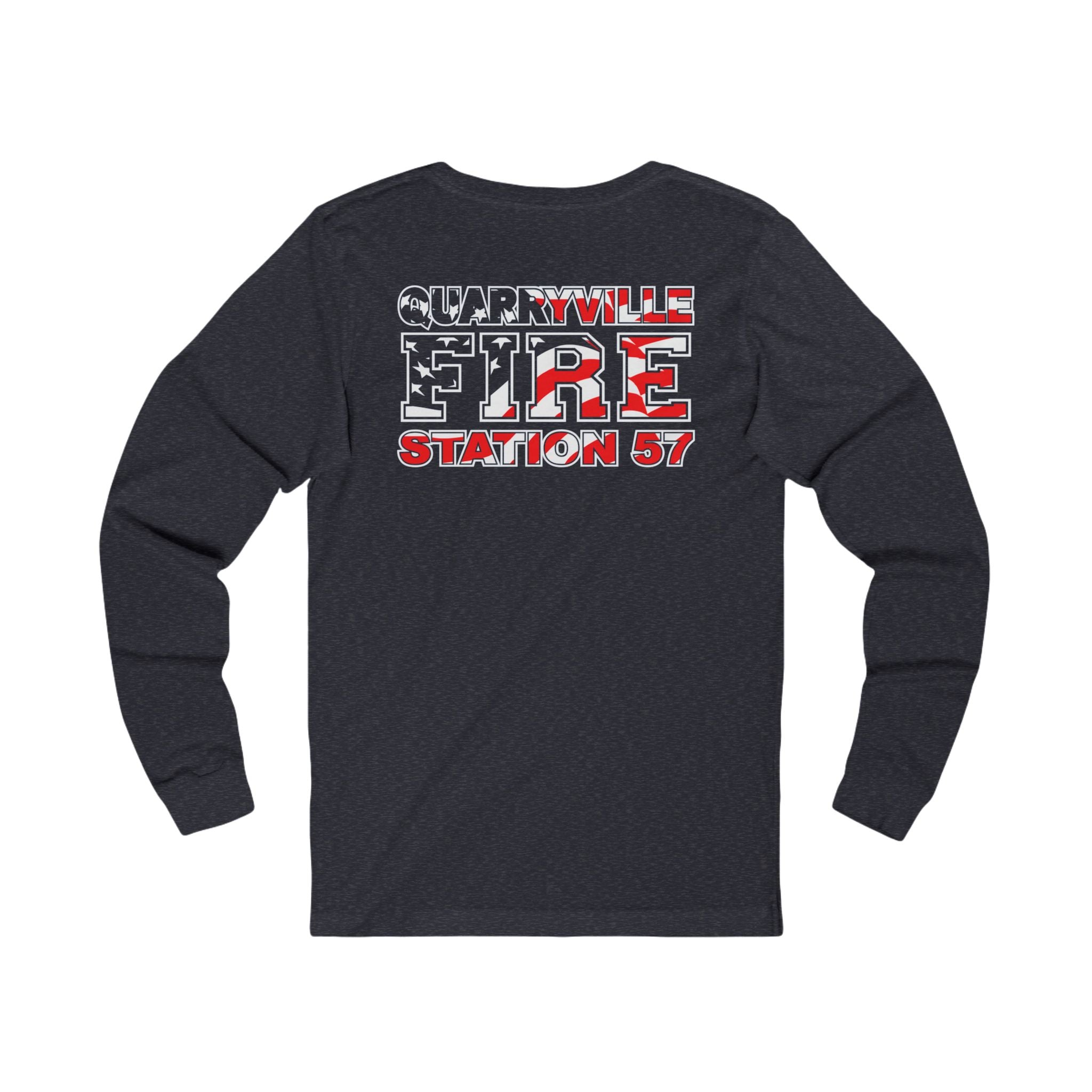 Quarryville PA Vol. Fire - Bella-Canvas Soft Jersey Cotton Long Sleeve Tee